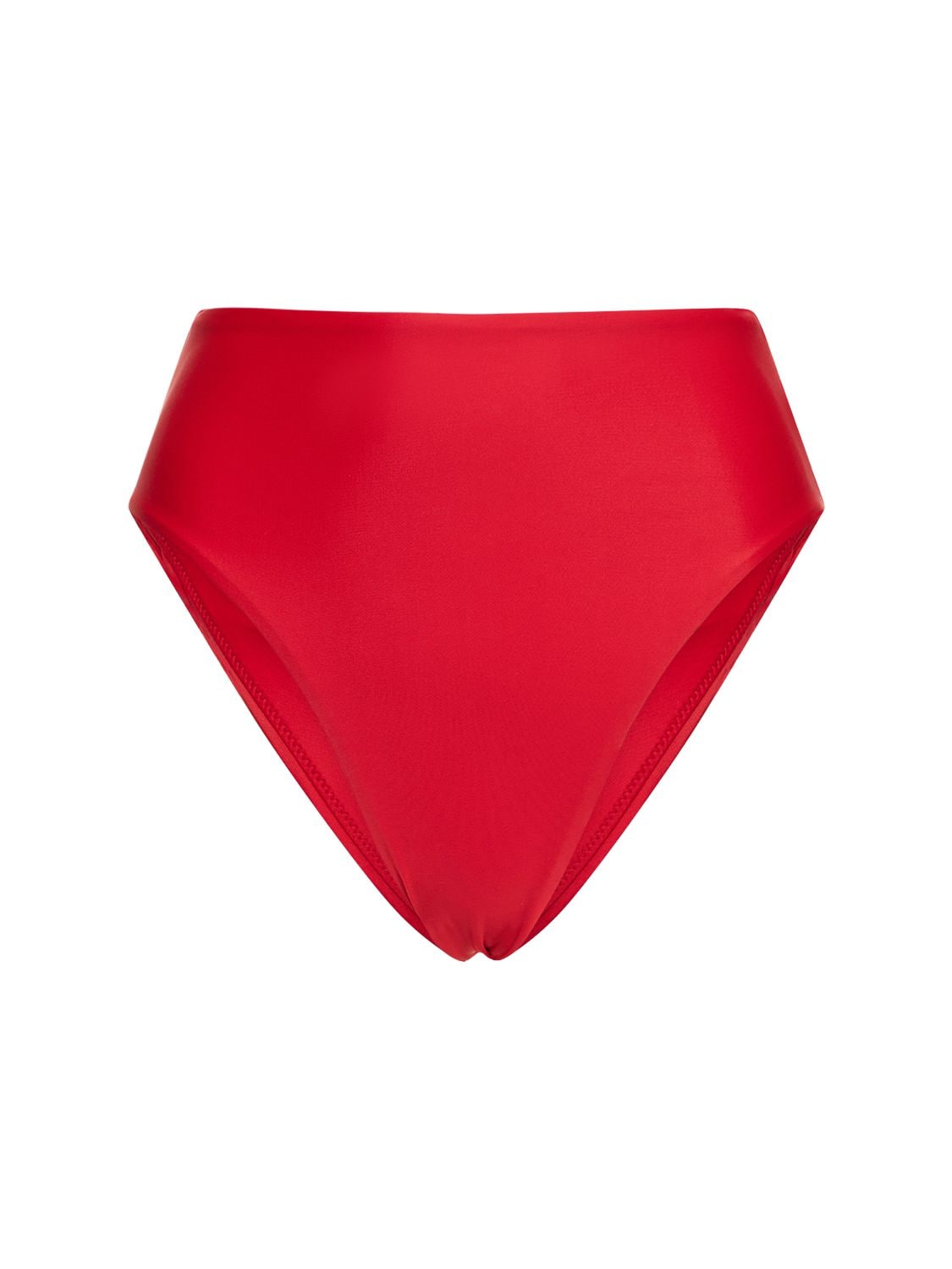 Ziah 90's High Waist Bikini Bottoms In Red