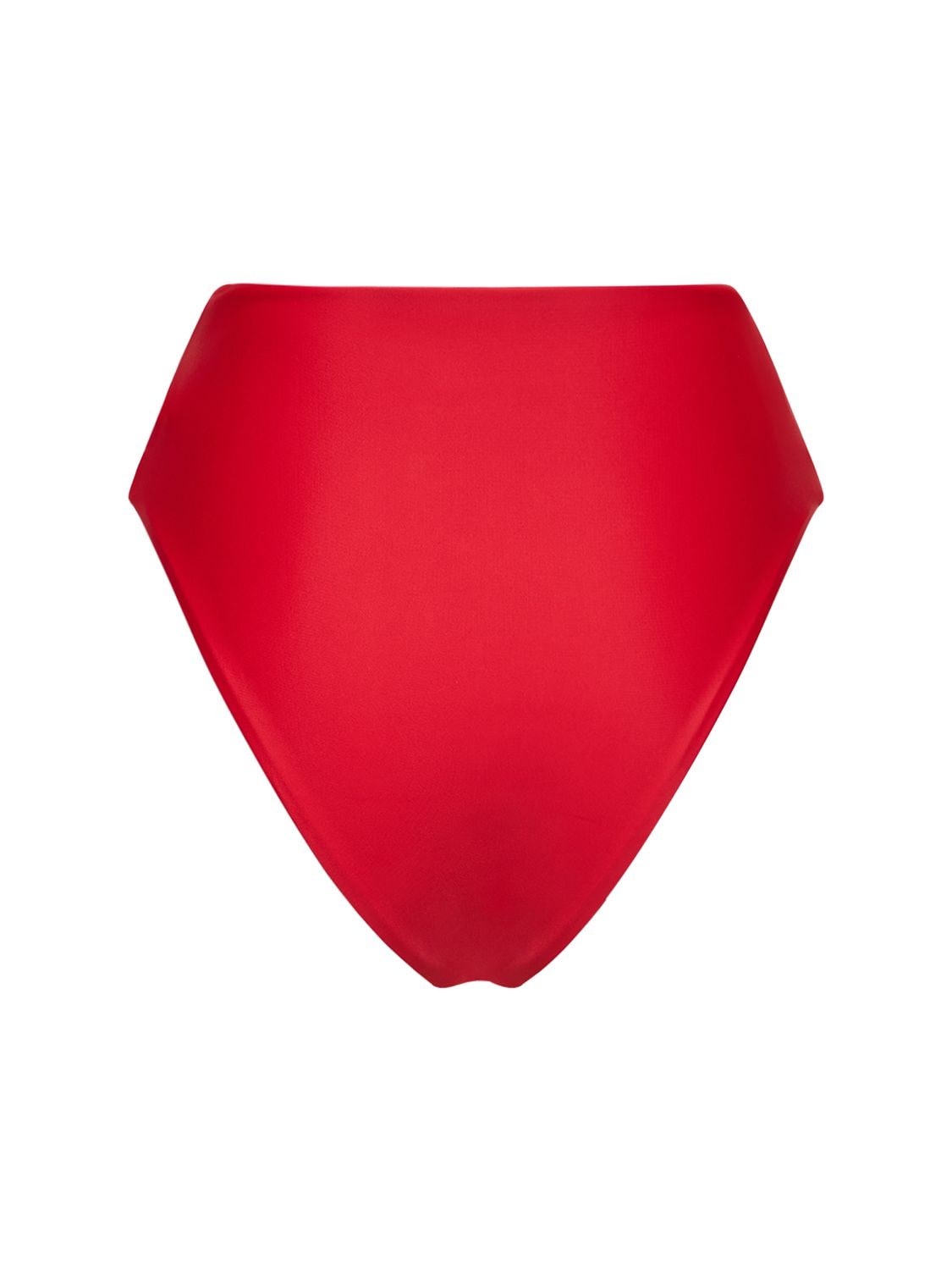 Shop Ziah 90's High Waist Bikini Bottoms In Red