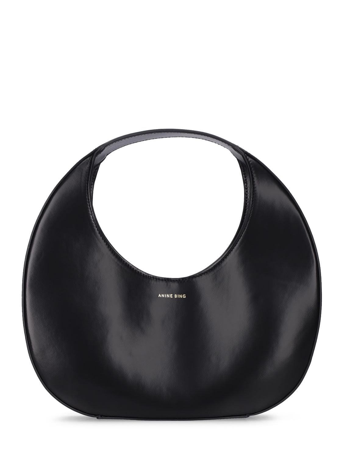 Medium Luna Leather Shoulder Bag