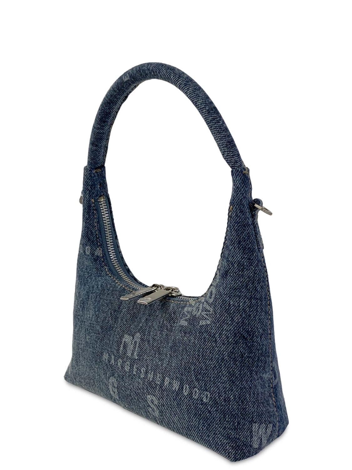 Buy MARGE SHERWOOD Blue Zip Shoulder Bag - Denim At 20% Off