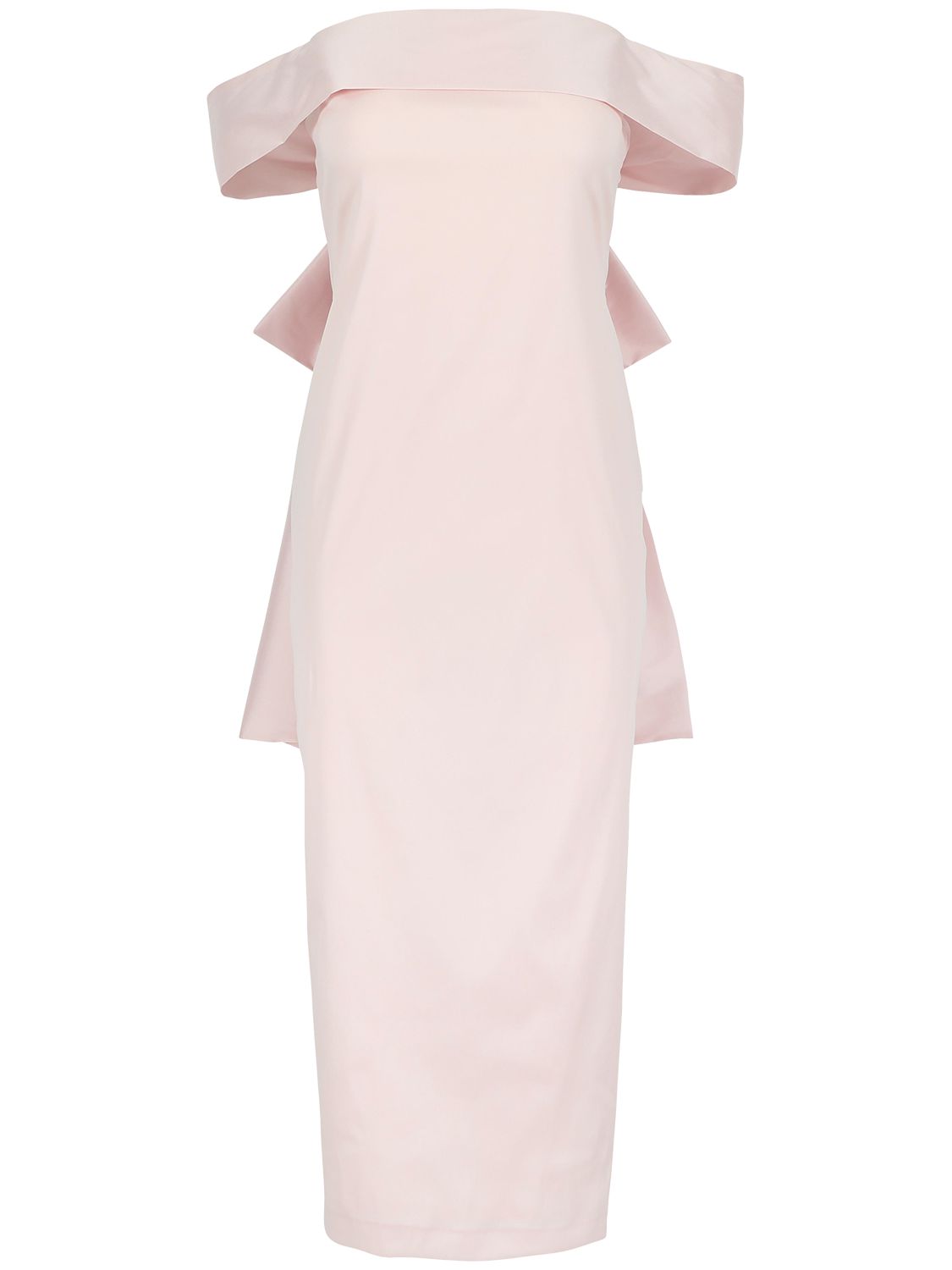 open lace back dress Bernadette Josselin Bow Maxi