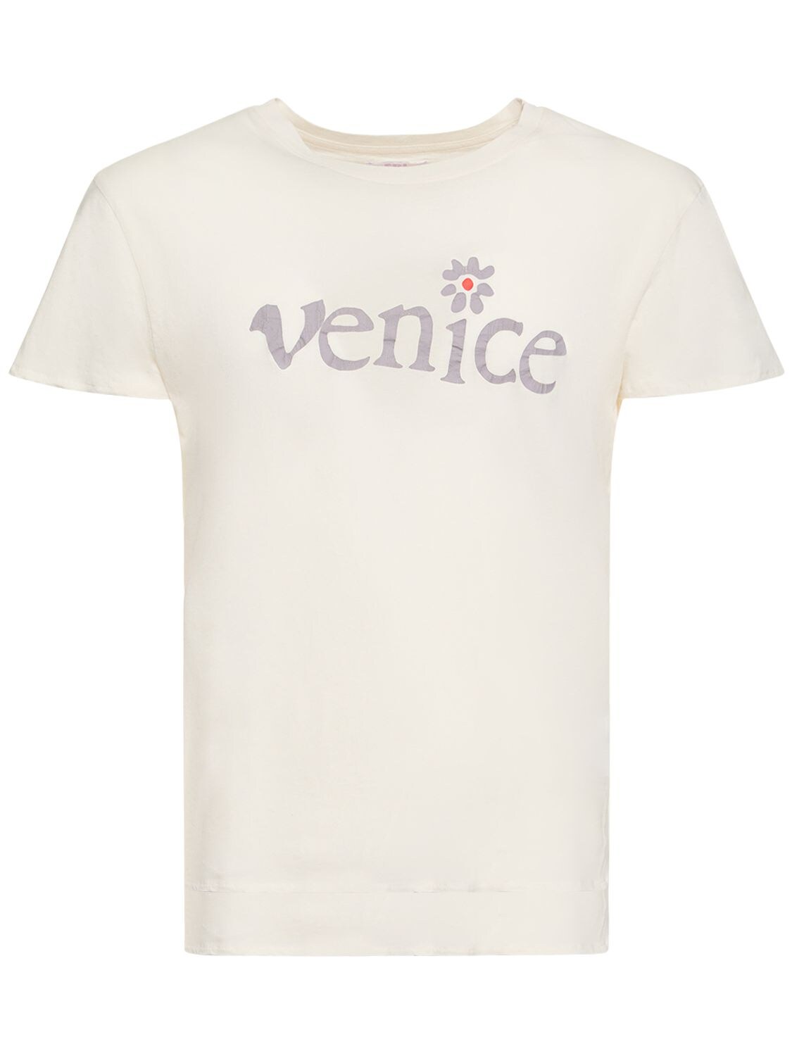 Shop Erl Venice Printed T-shirt In White