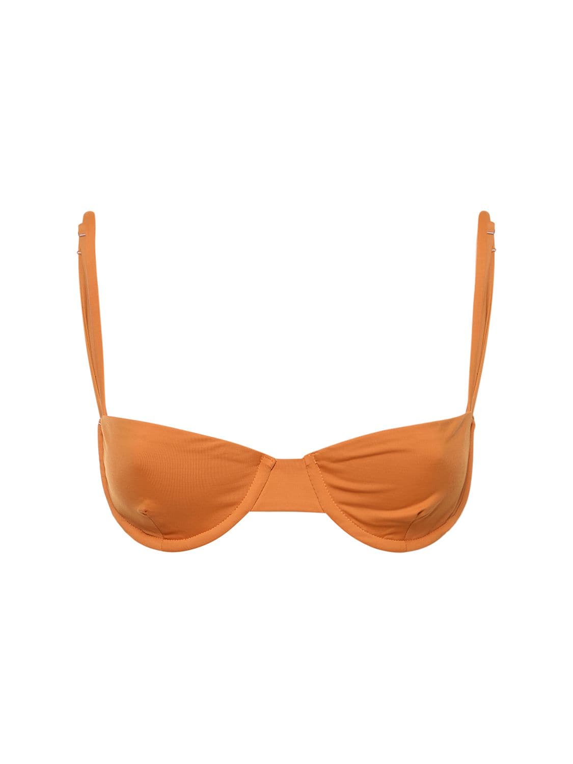 Anemos The Balconette Underwire Bikini Top In Orange
