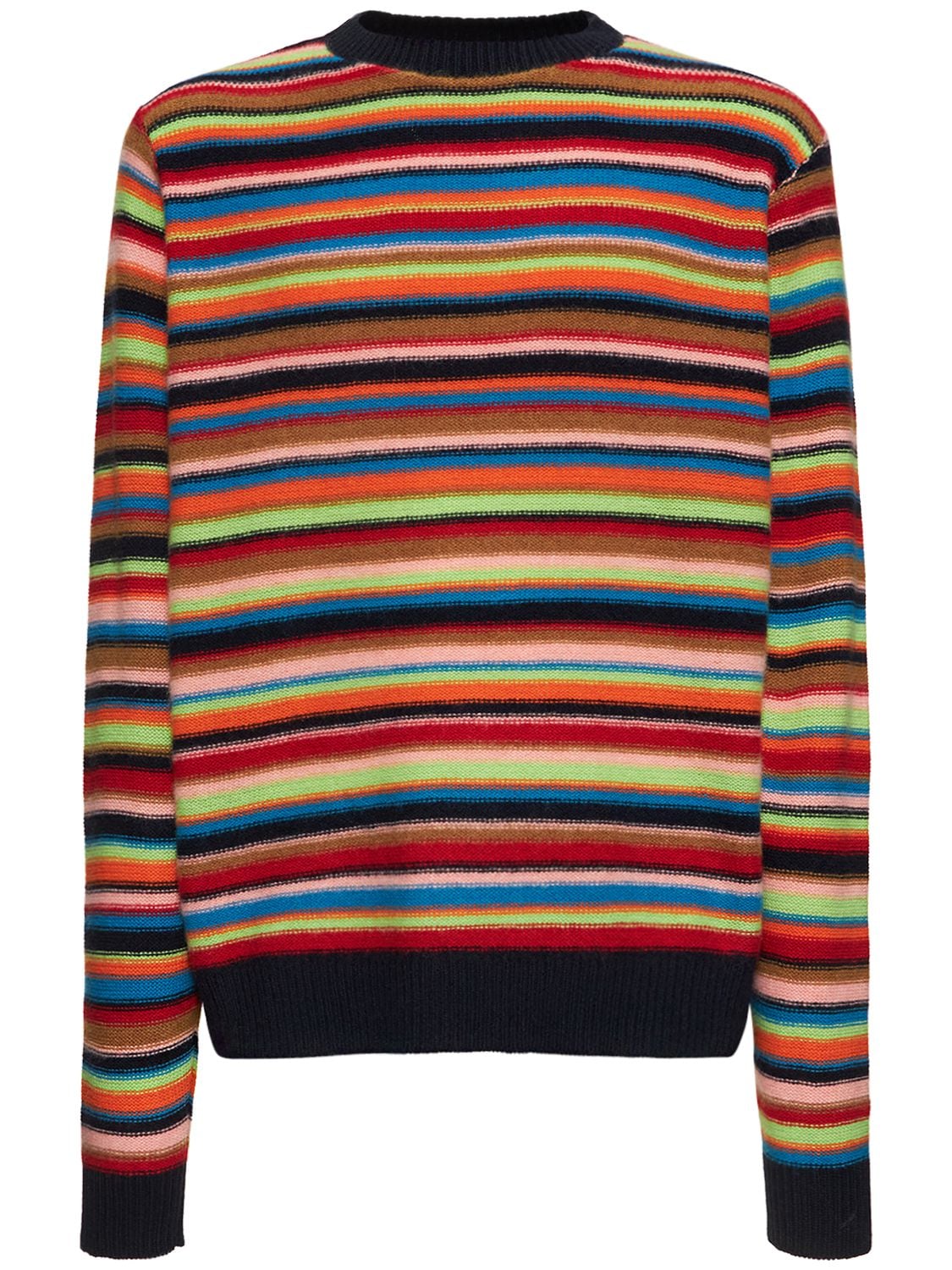 Vista Striped Knit Cashmere Sweater – MEN > CLOTHING > KNITWEAR