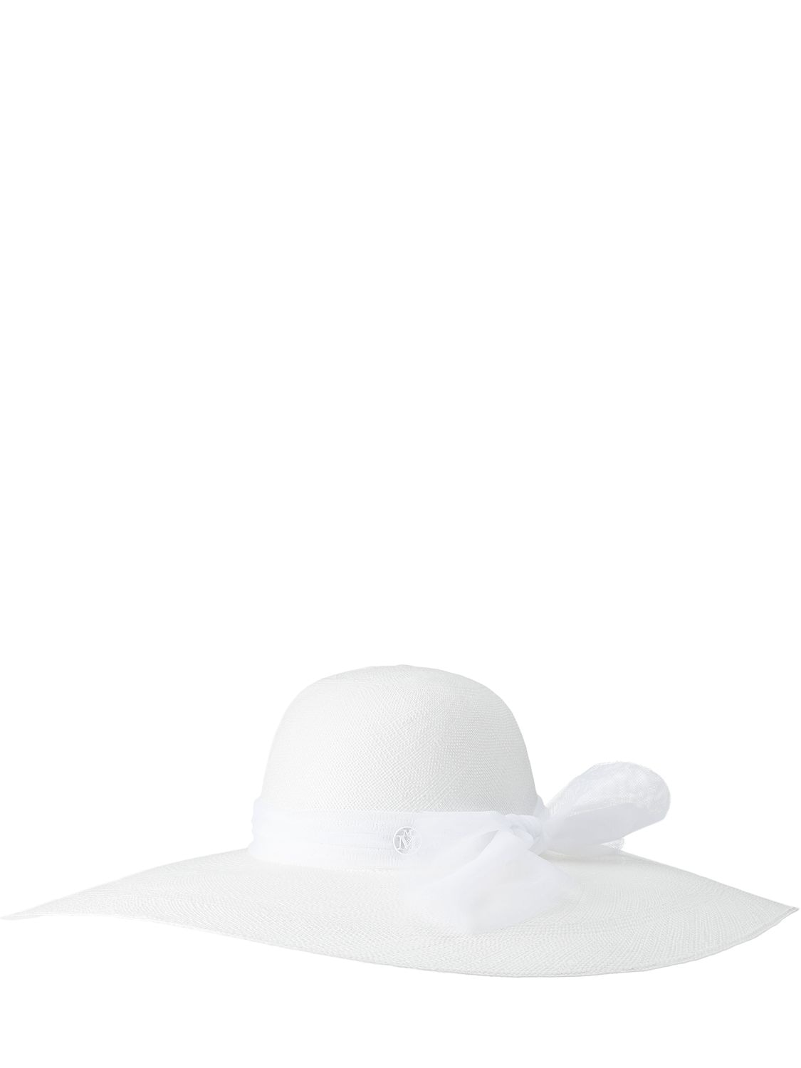 MAISON MICHEL BLANCHE XXL BRIMMED HAT