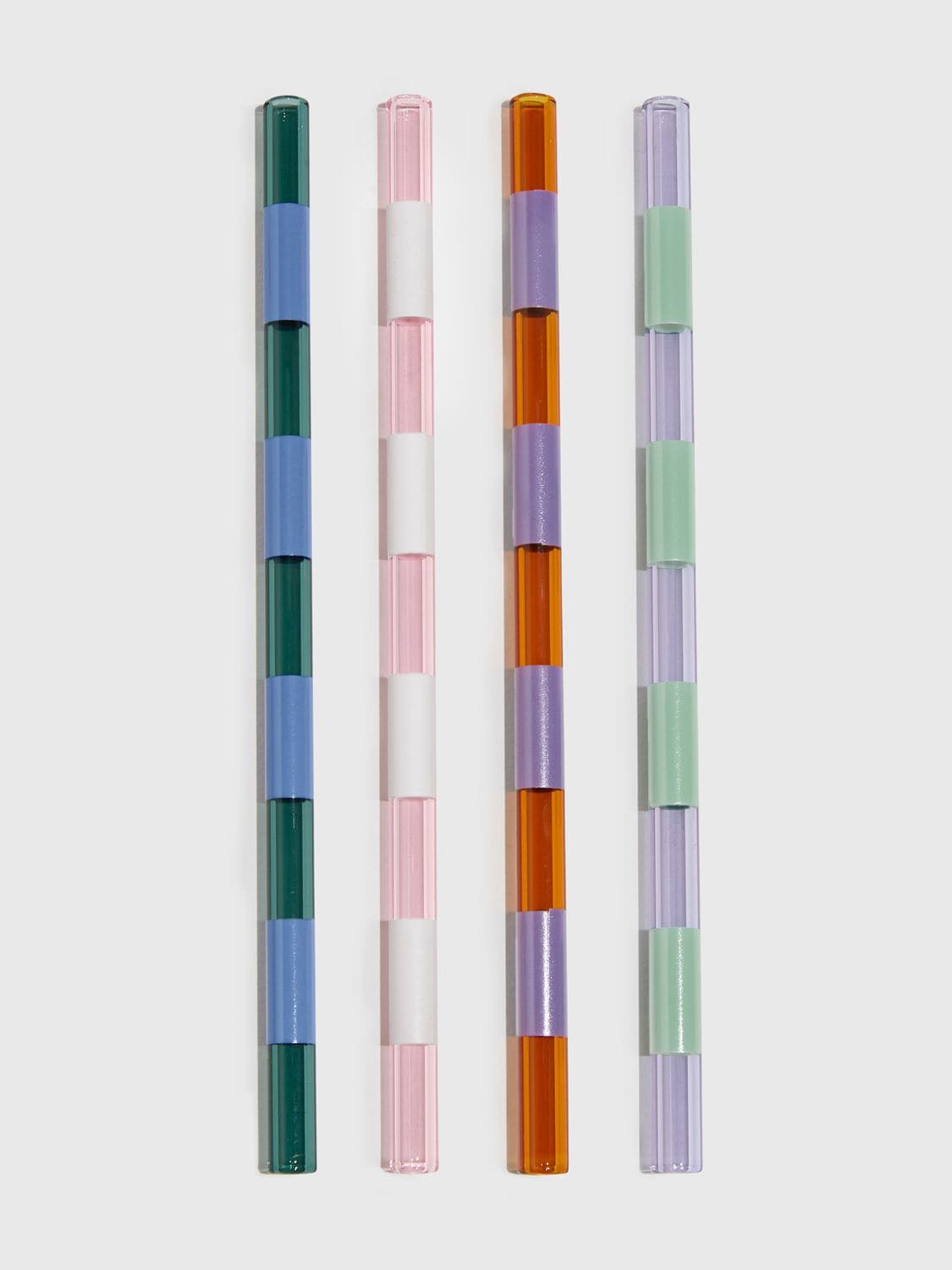 Fazeek Striped Straws In Multicolor
