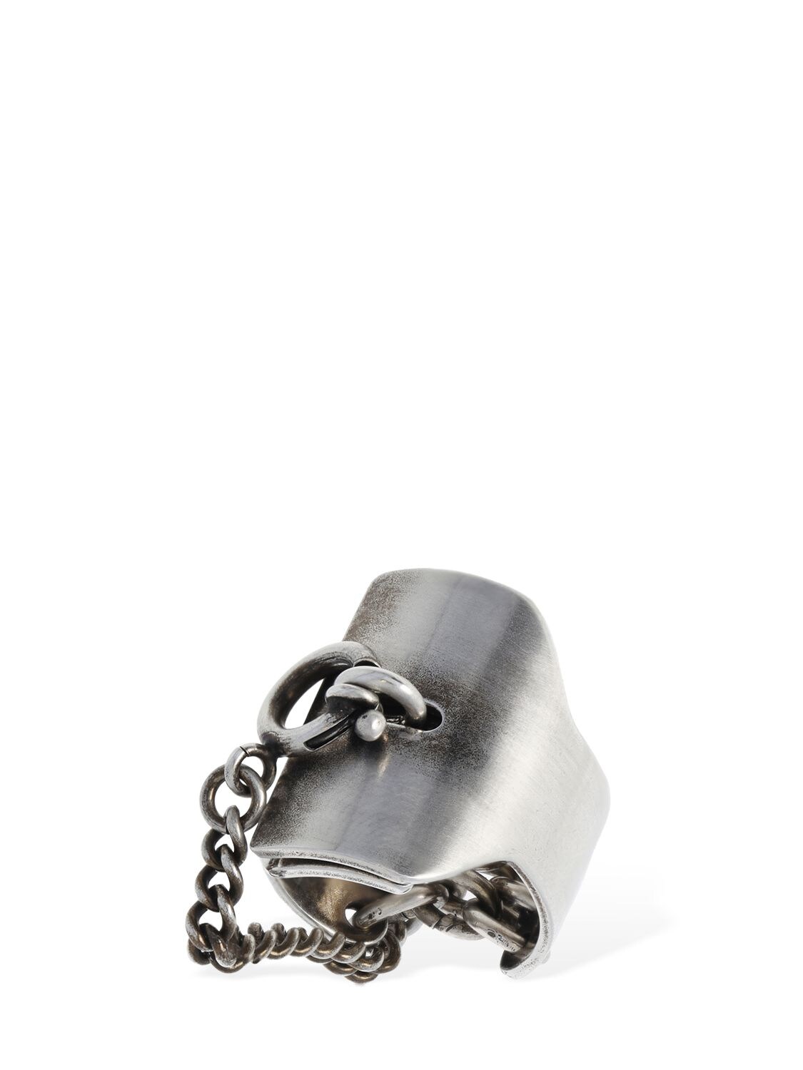 Ann Demeulemeester Martine Thick Ring In Silver | ModeSens