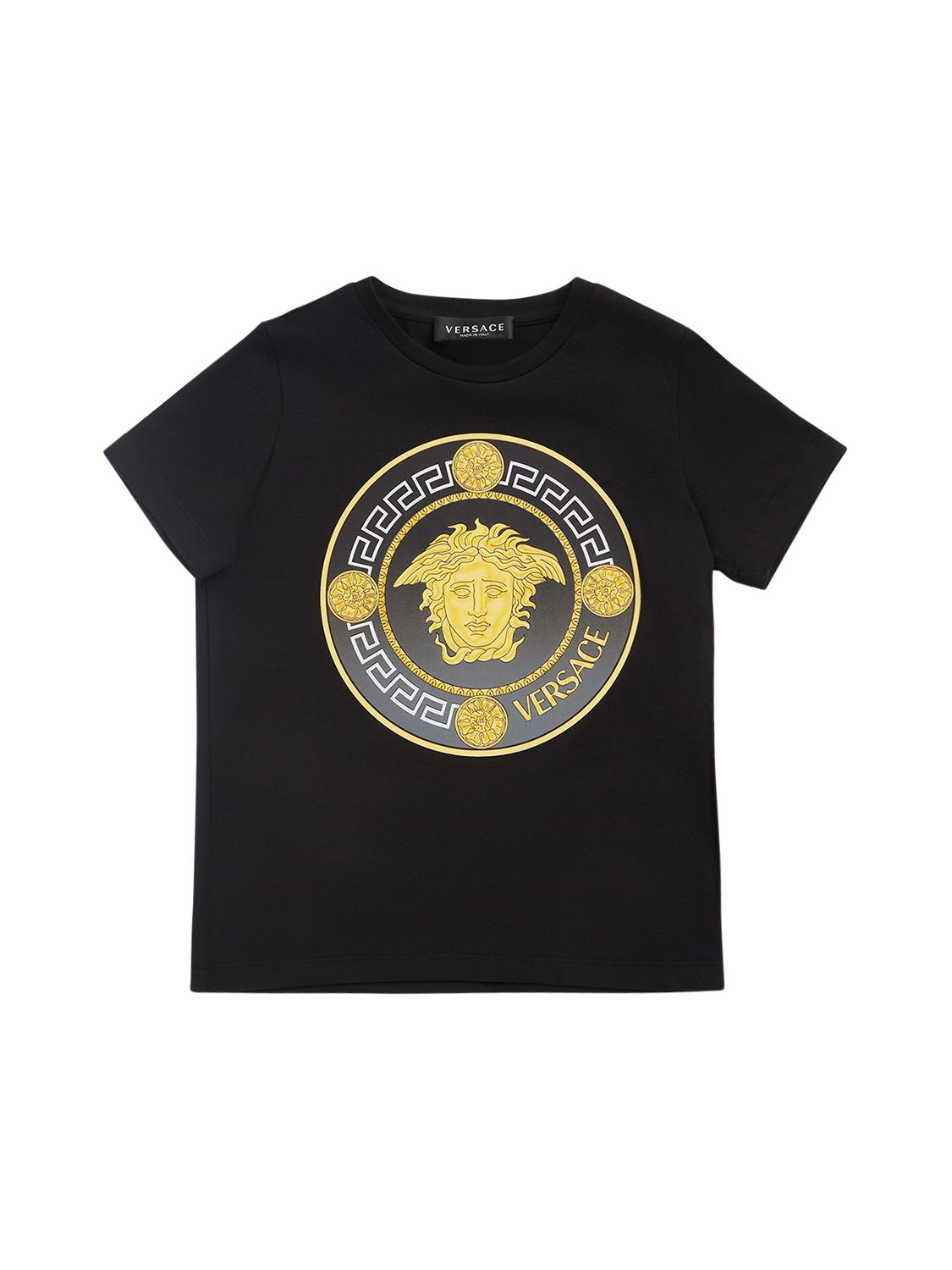 Medusa Print Cotton Jersey T-shirt