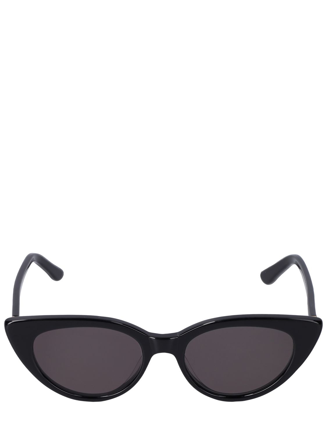 Velvet Canyon La Feline Cat-eye Acetate Sunglasses In Black,smoke