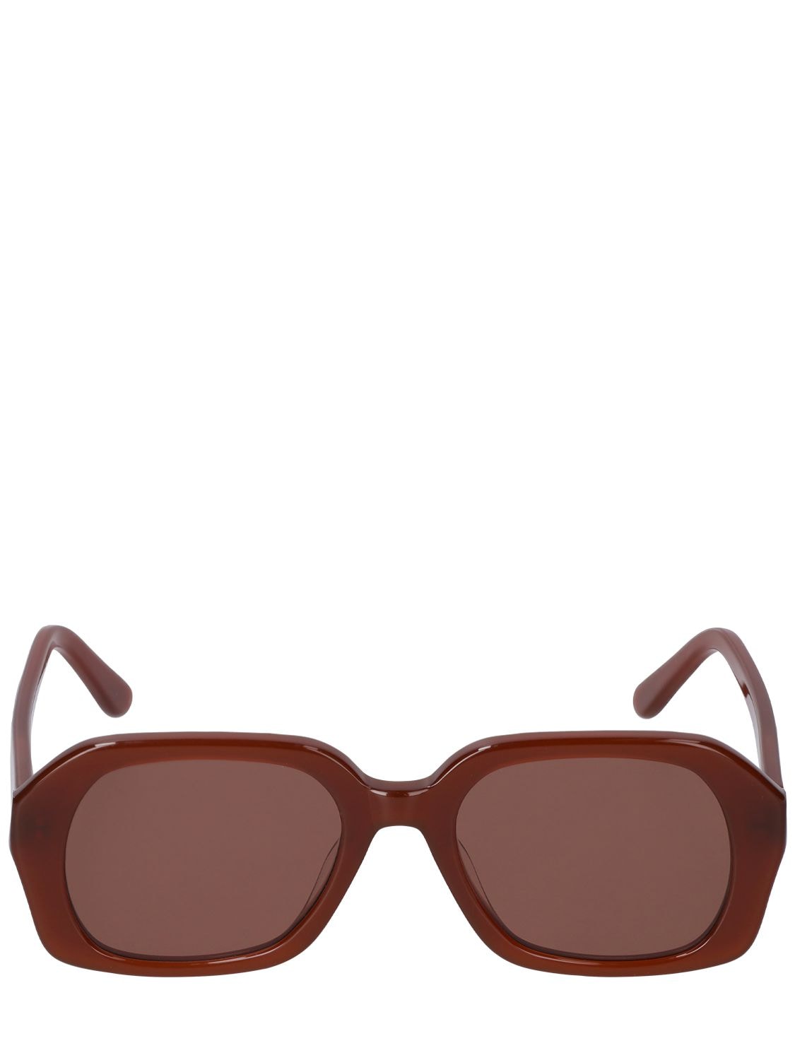 Velvet Canyon Le Classique Oversize Acetate Sunglasses In Chocolate,brown