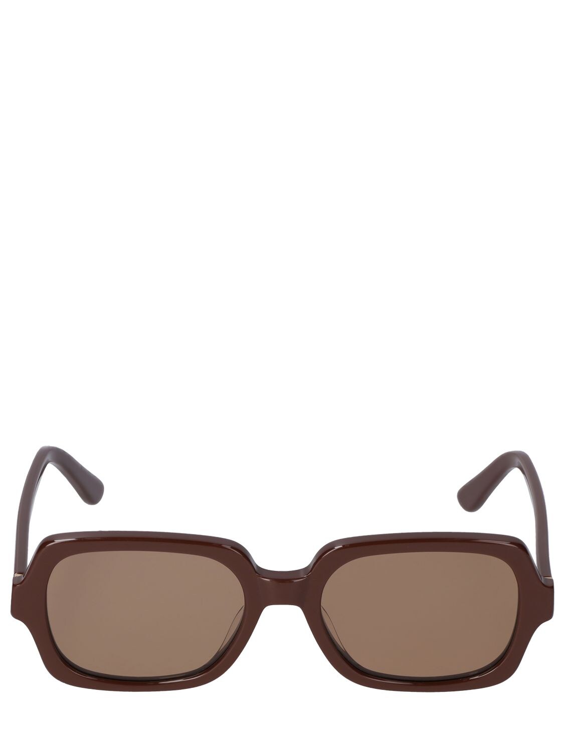 Velvet Canyon L'homme Squared Acetate Sunglasses In Cacao,brown