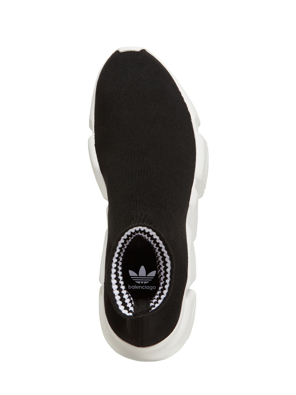 Shop Balenciaga 30mm Speed 2.0 Lt Knit Sneakers In 블랙,화이트