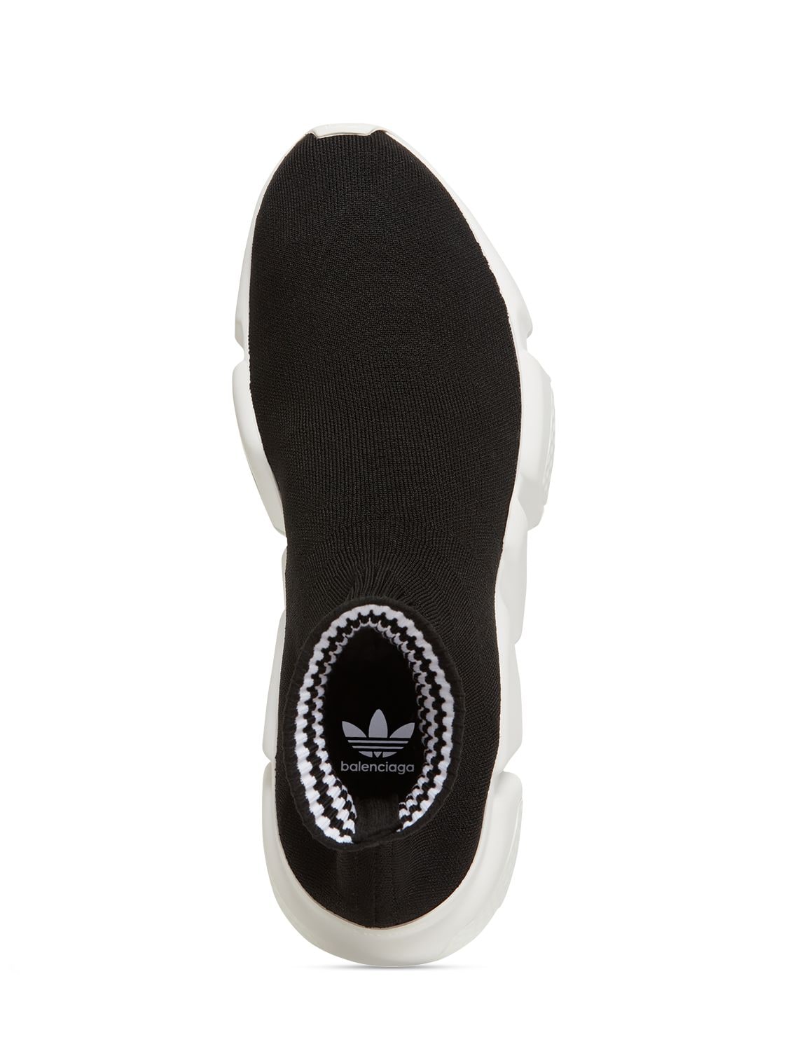 Shop Balenciaga Adidas Speed Lt Sneakers In Black,white