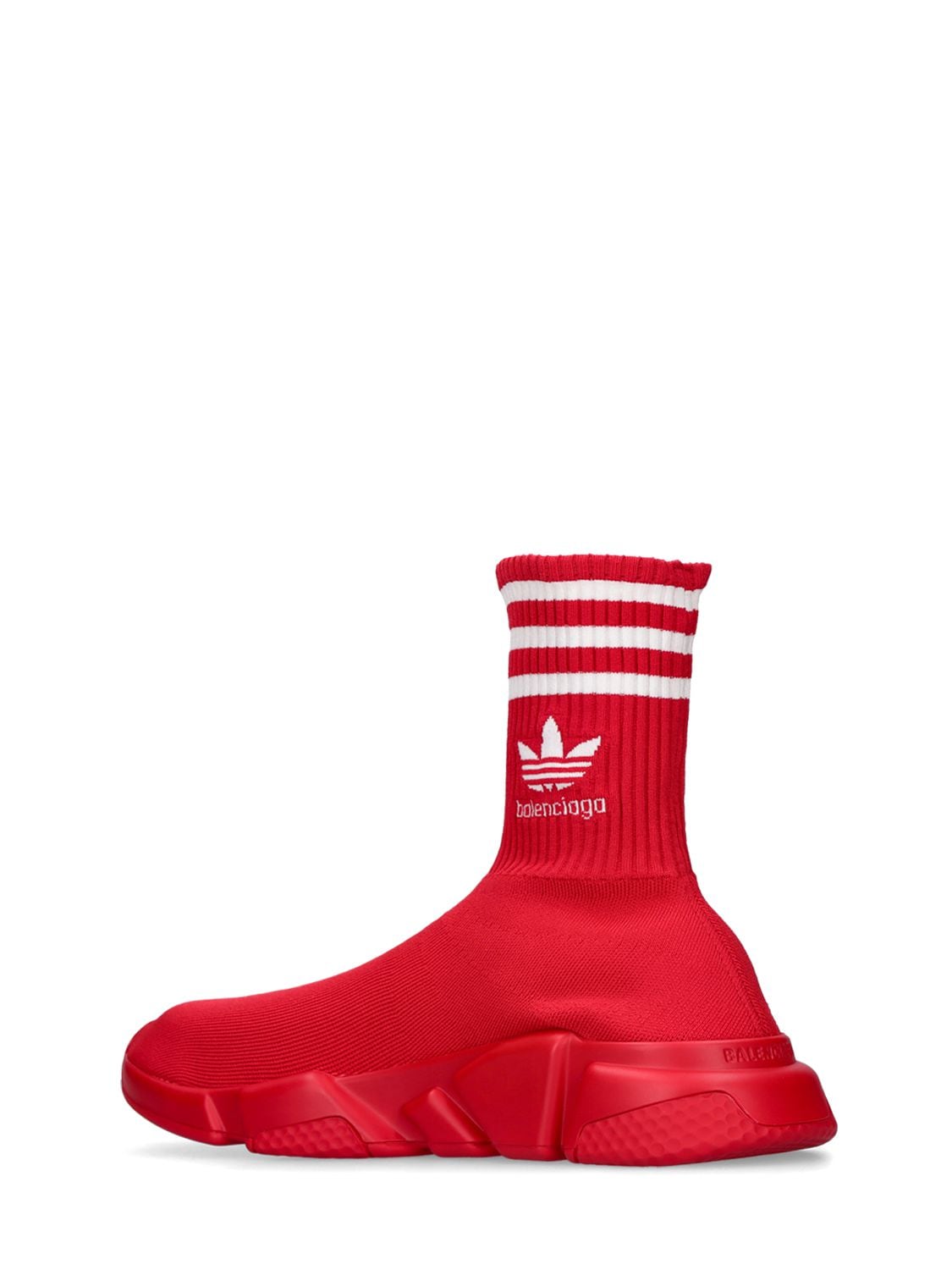 Shop Balenciaga Adidas Speed Lt Sneakers In Red,white
