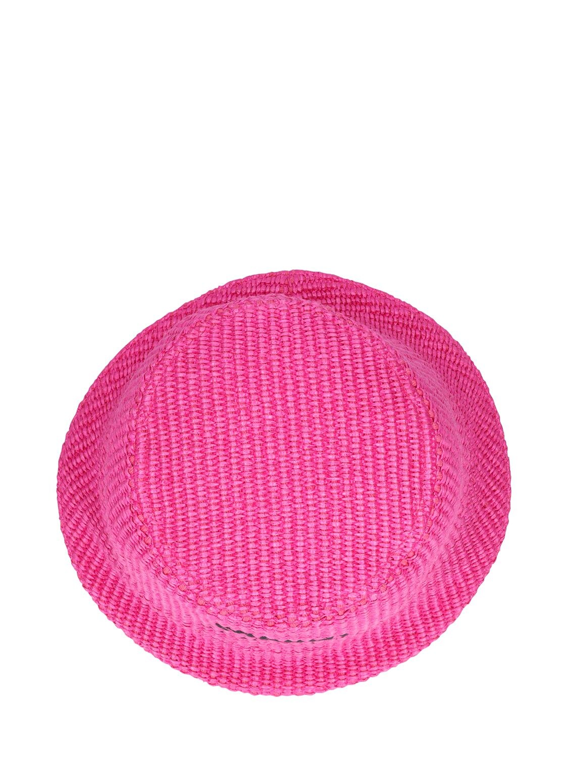 Shop Marni Canvas Bucket Hat In Fuchsia