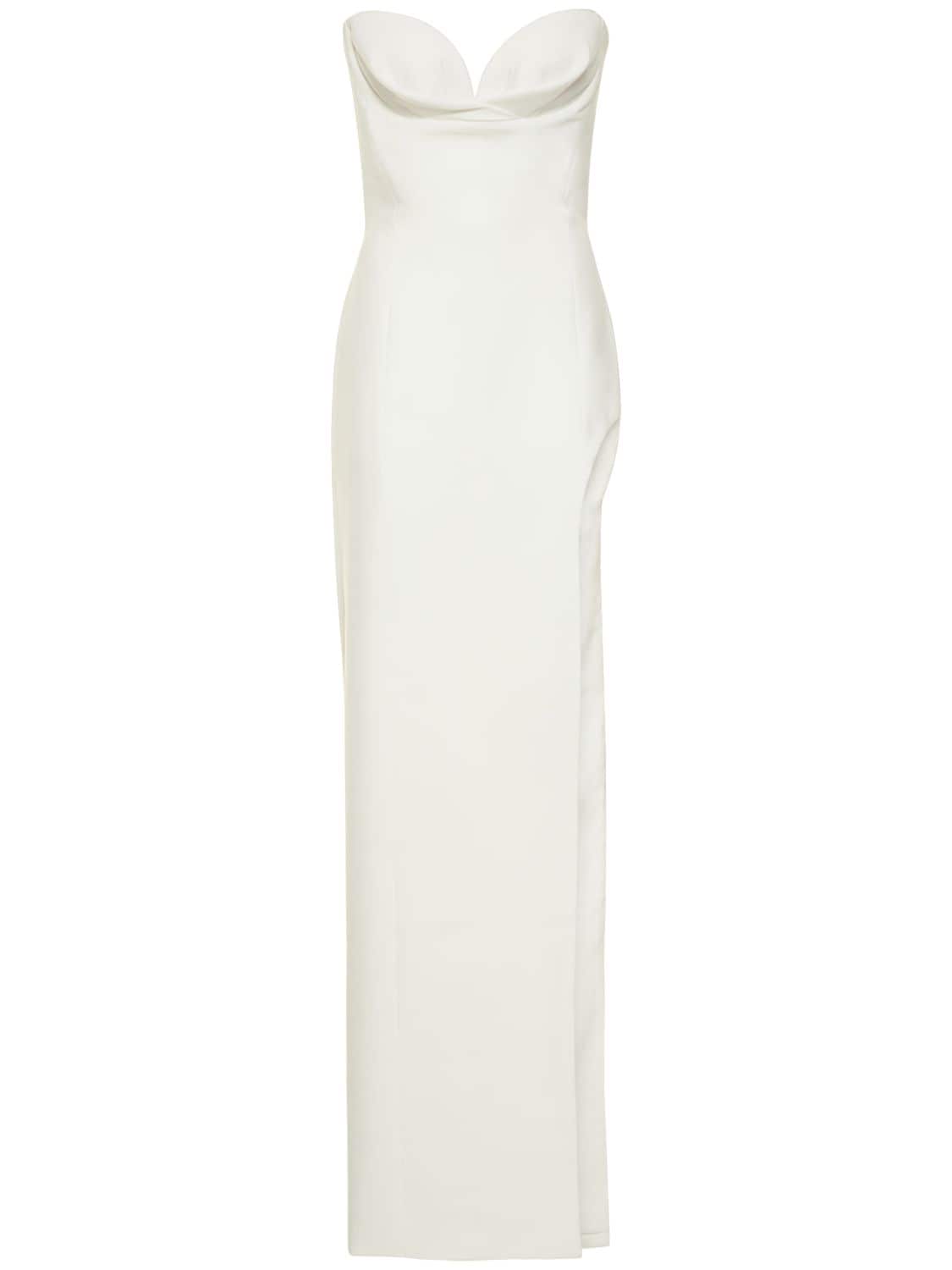 Monot Lvr Exclusive Corset Long Dress In White