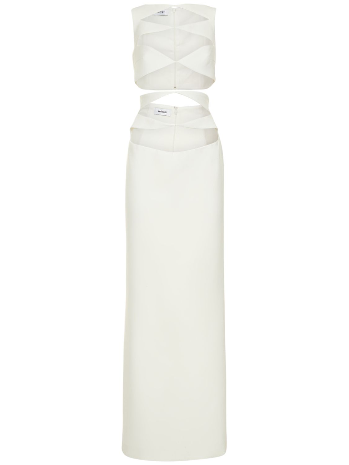white christmas dresses Monot One Shoulder Circle Cut Out Mini Dress 2 / Black main image 0