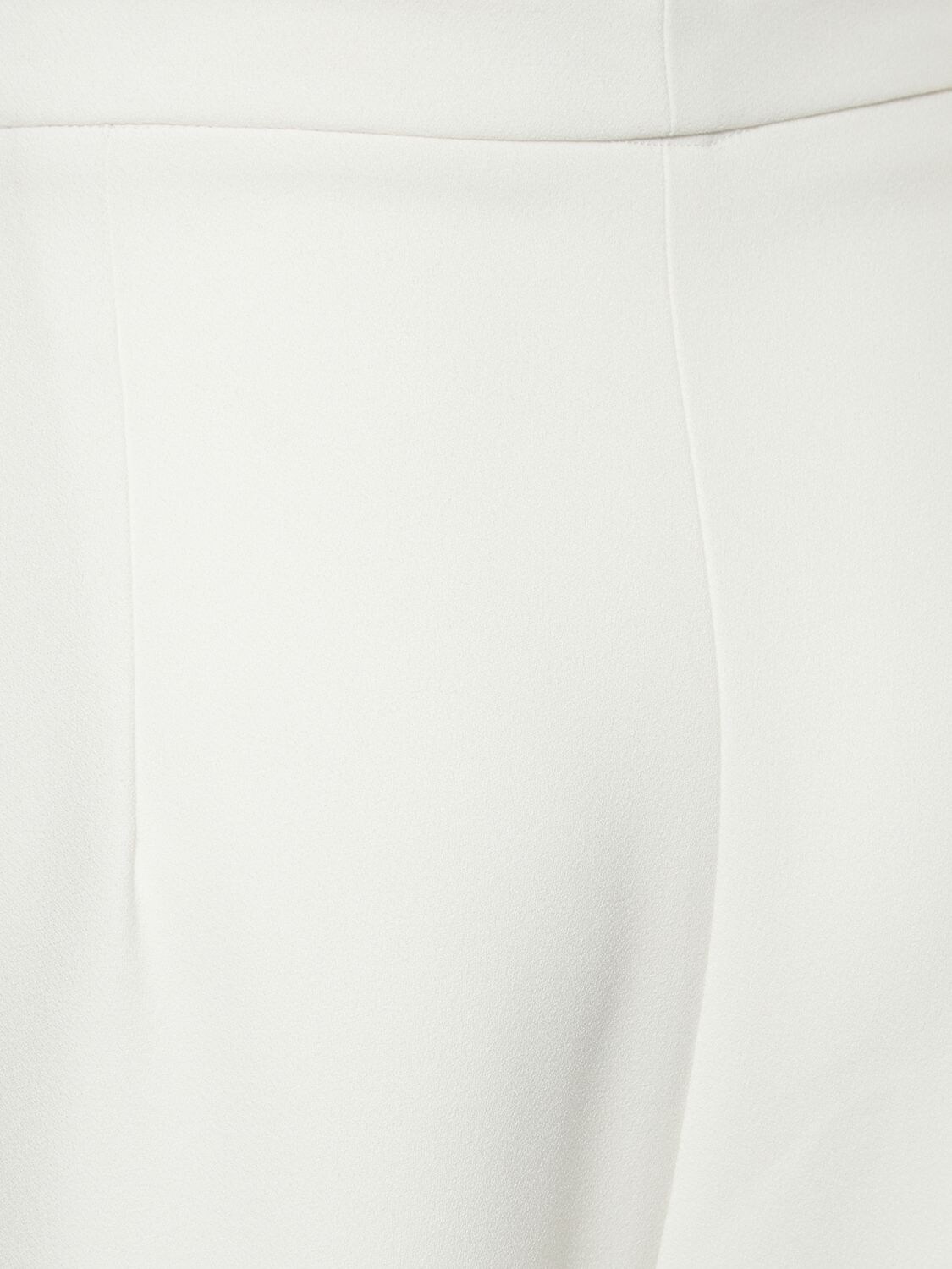 MONOT CUFFED CREPE WIDE LEG PANTS 