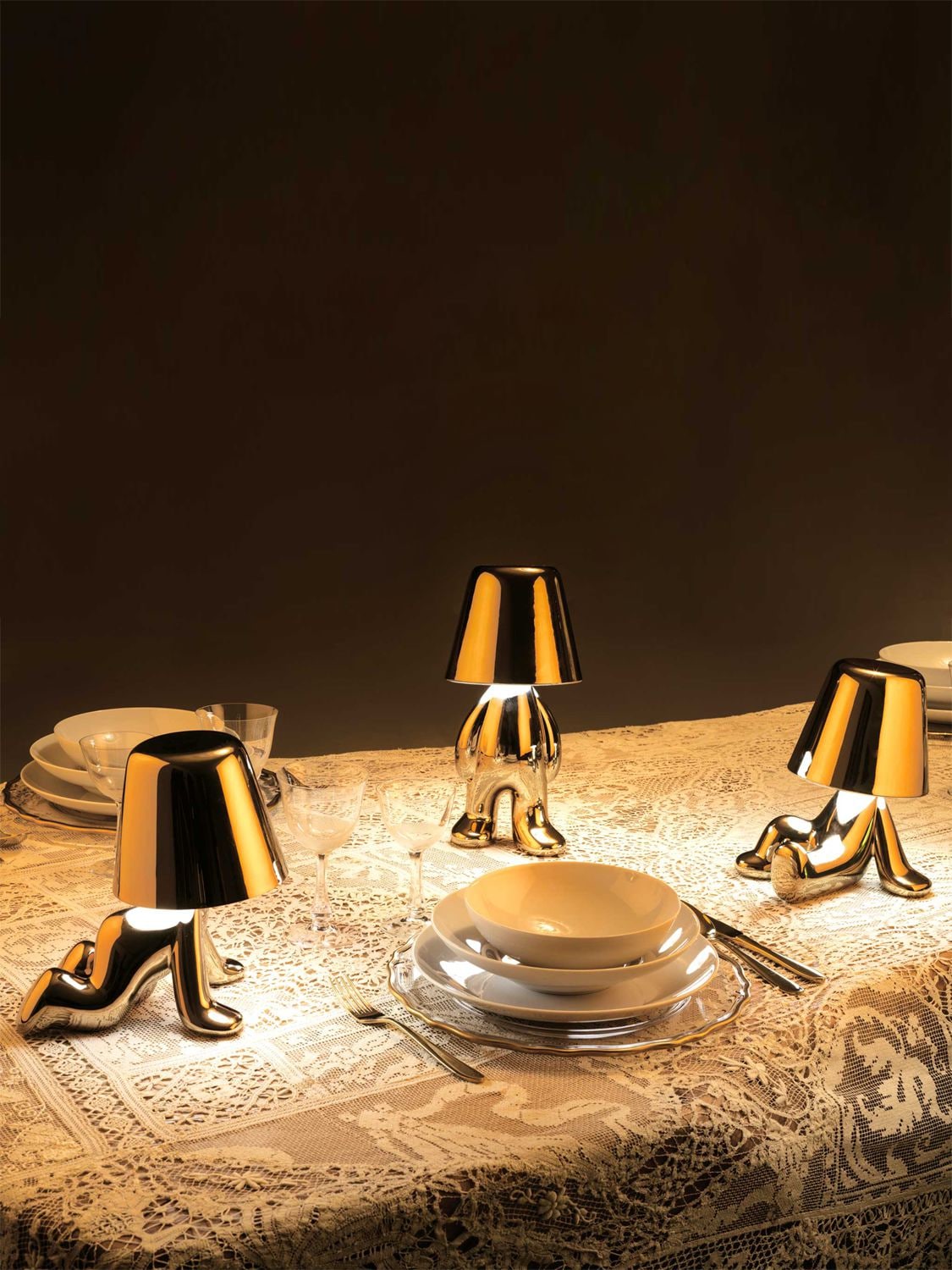 Shop Qeeboo Golden Brothers Tom Table Lamp