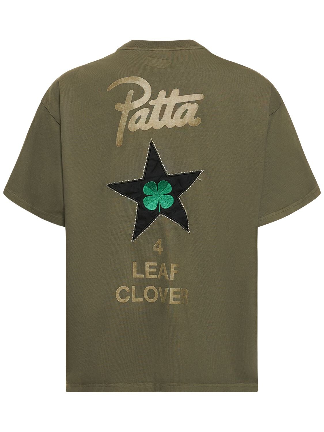 Converse Patta Printed Jersey T-shirt In Olive