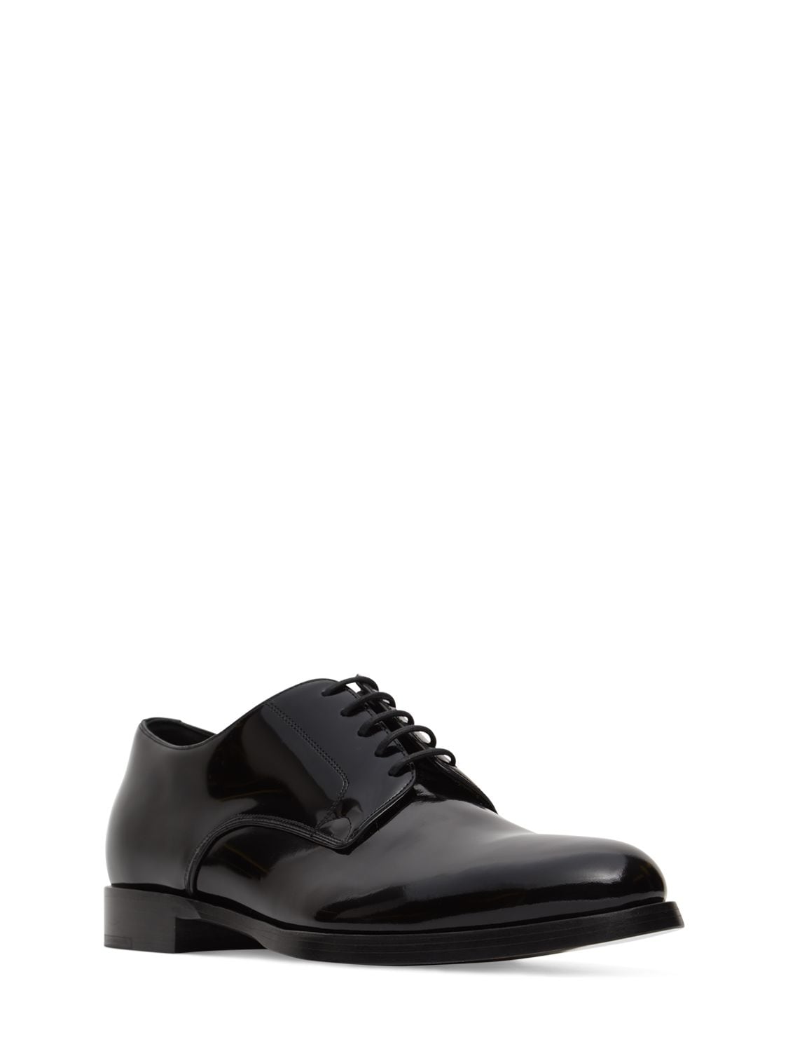Shop Dolce & Gabbana Formal Leather Derby Shoes In Black
