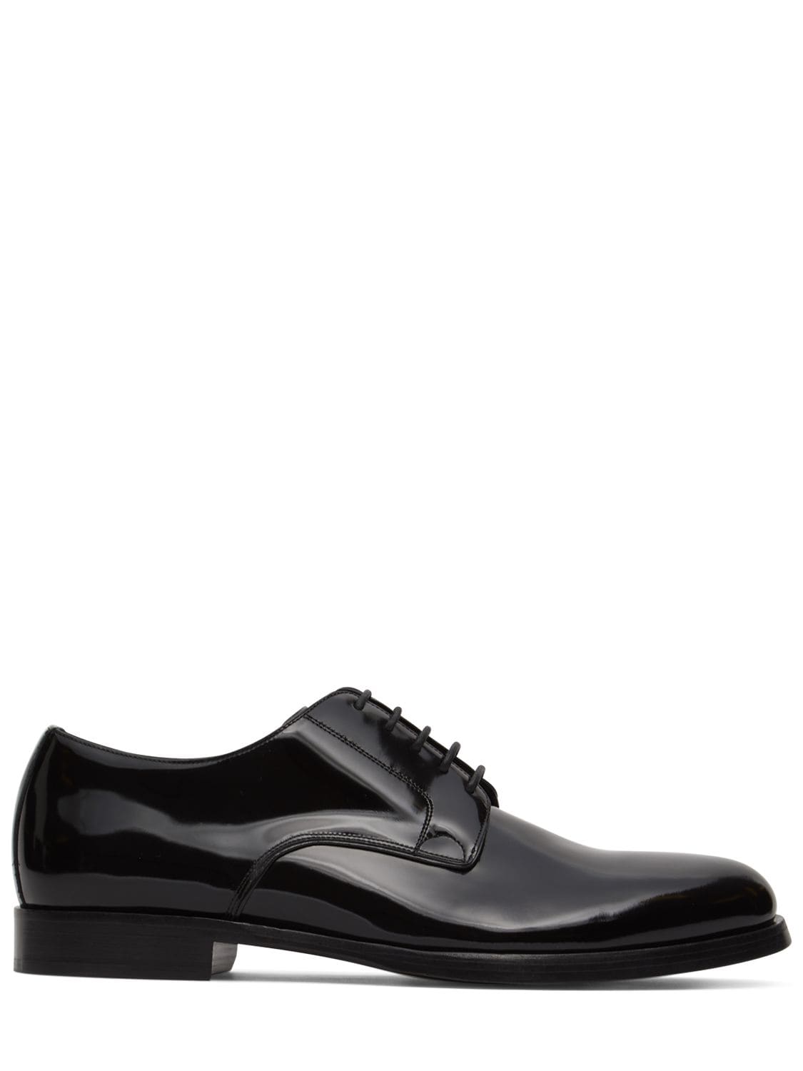 Dolce & Gabbana Formal Leather Derby Shoes In Black