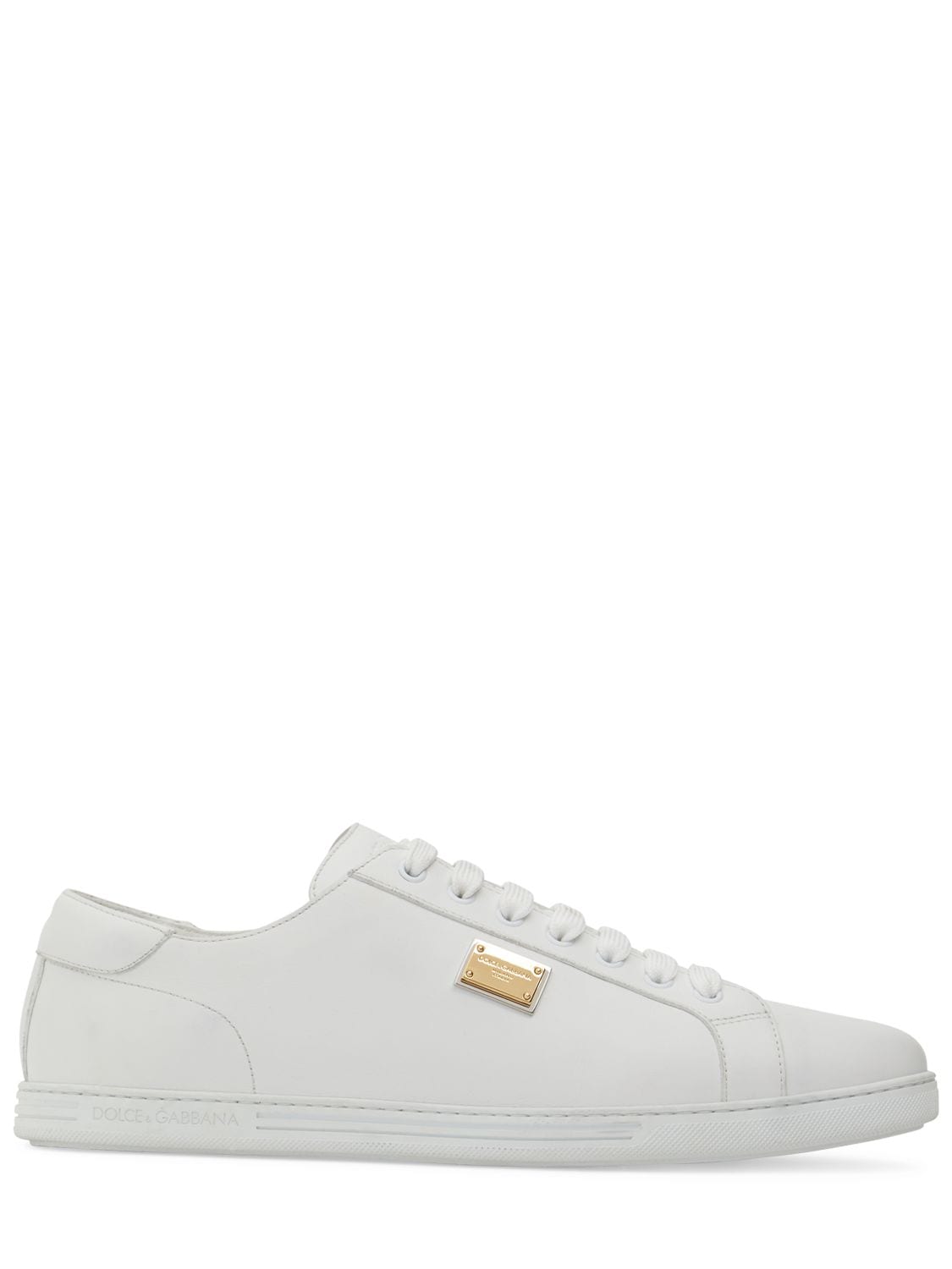 Dolce & Gabbana Saint Tropez Low Top Sneakers In White