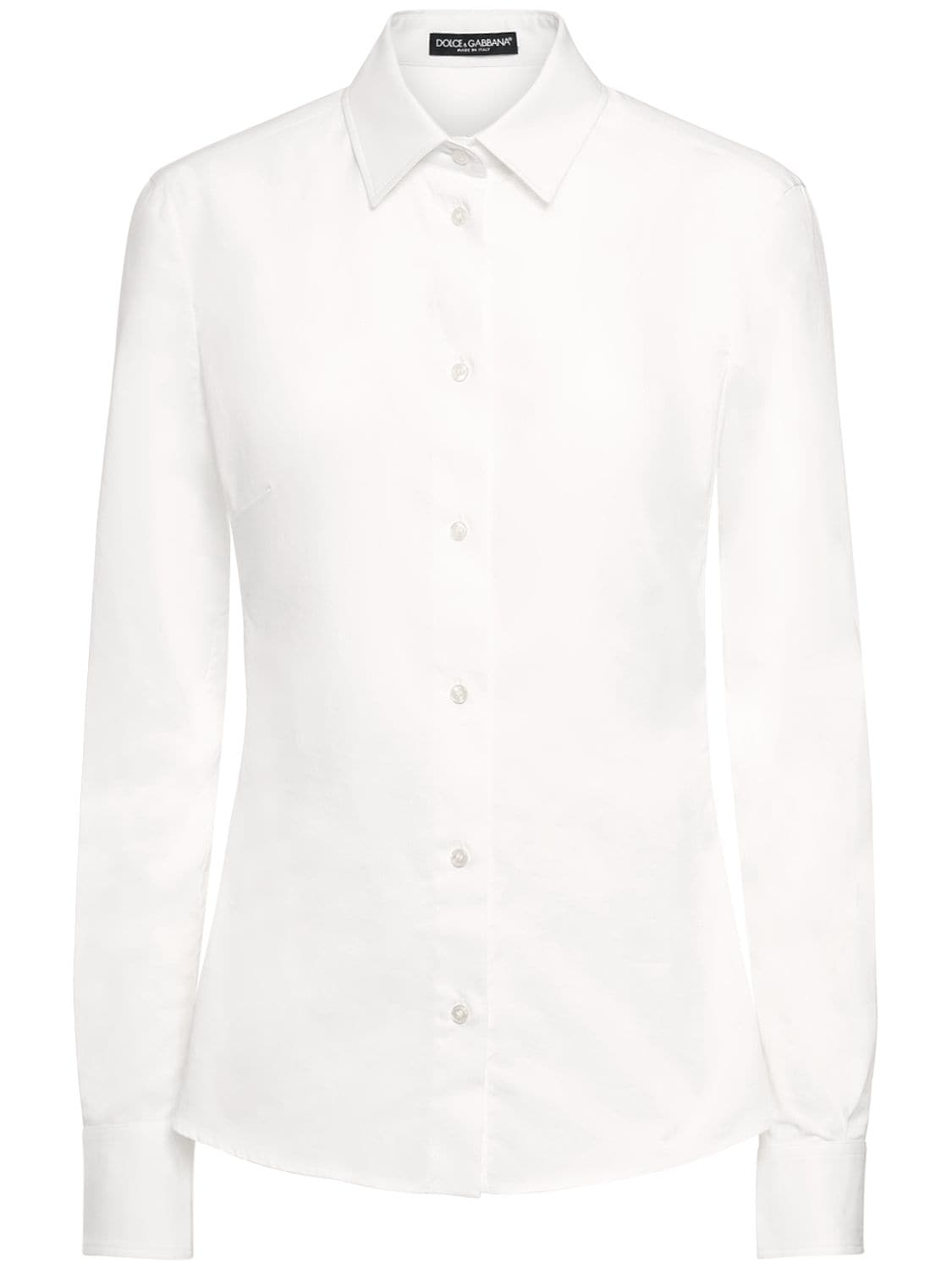 Cotton Poplin Classic Fit Shirt – WOMEN > CLOTHING > SHIRTS