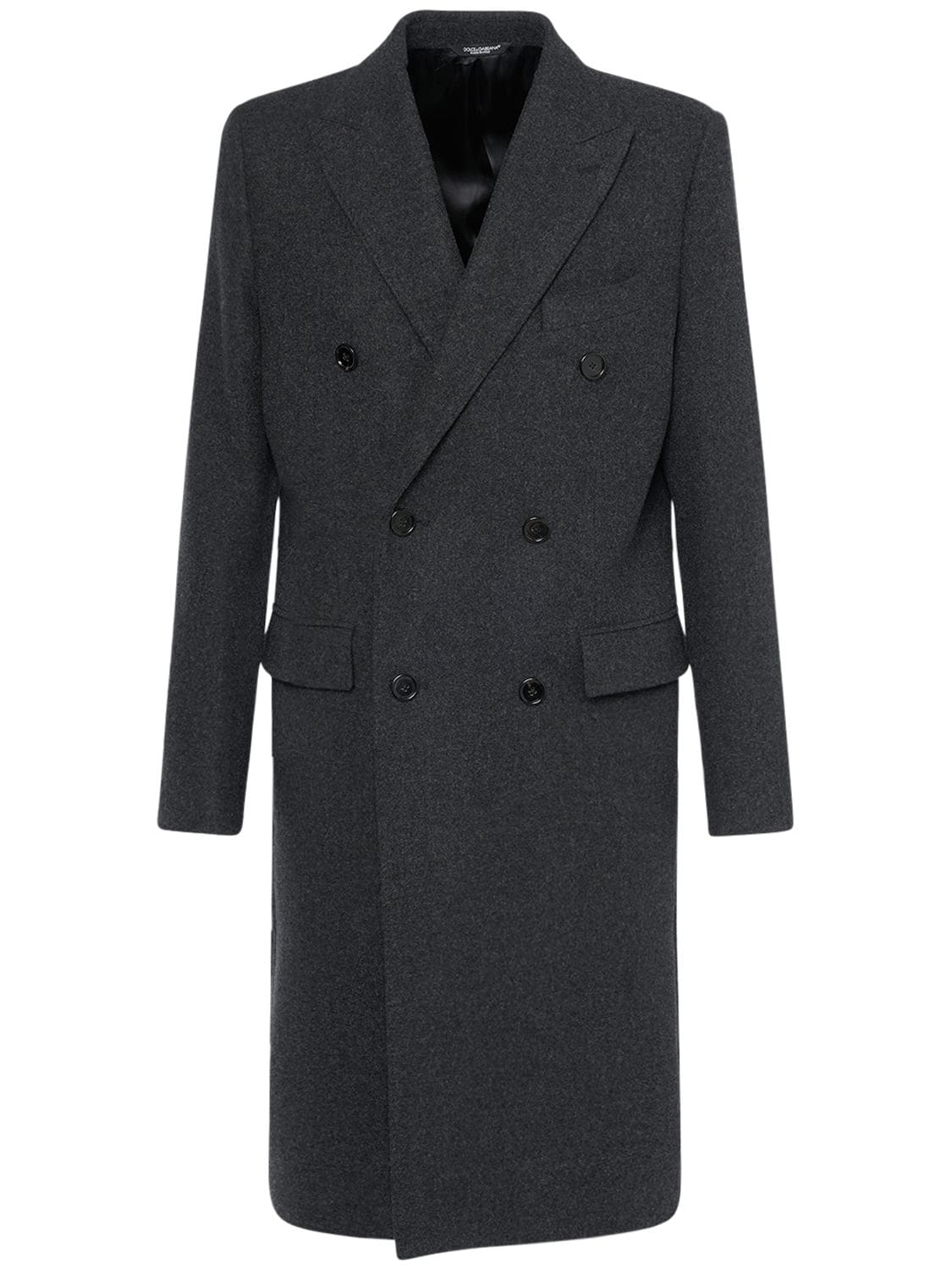 Image of Double Breasted Wool Coat