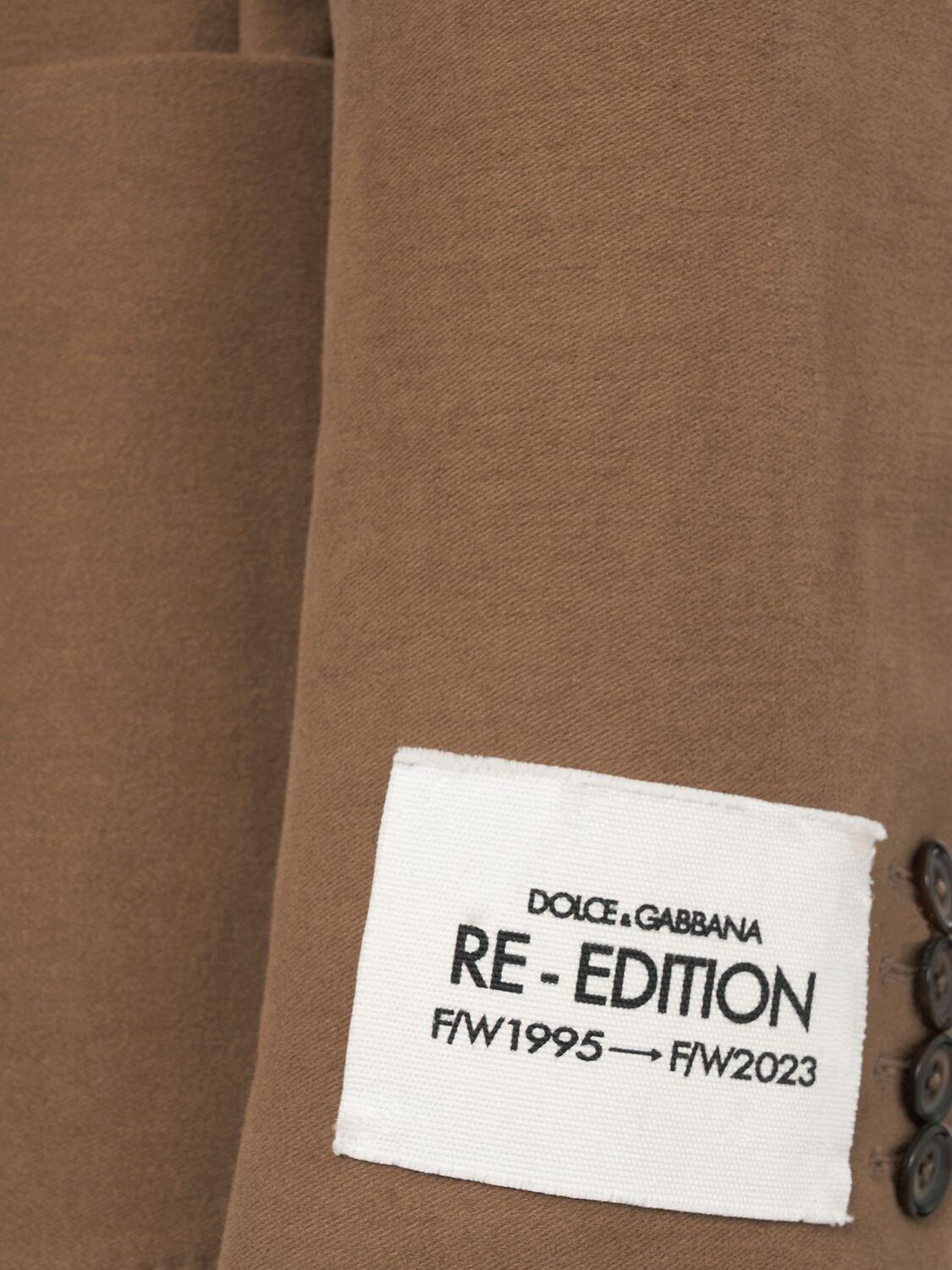 Shop Dolce & Gabbana Moleskin Jacket In Brown