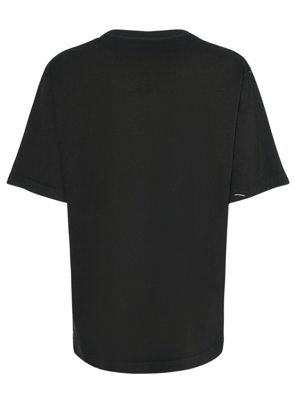 Shop Dolce & Gabbana Logo Cotton Jersey T-shirt In Black