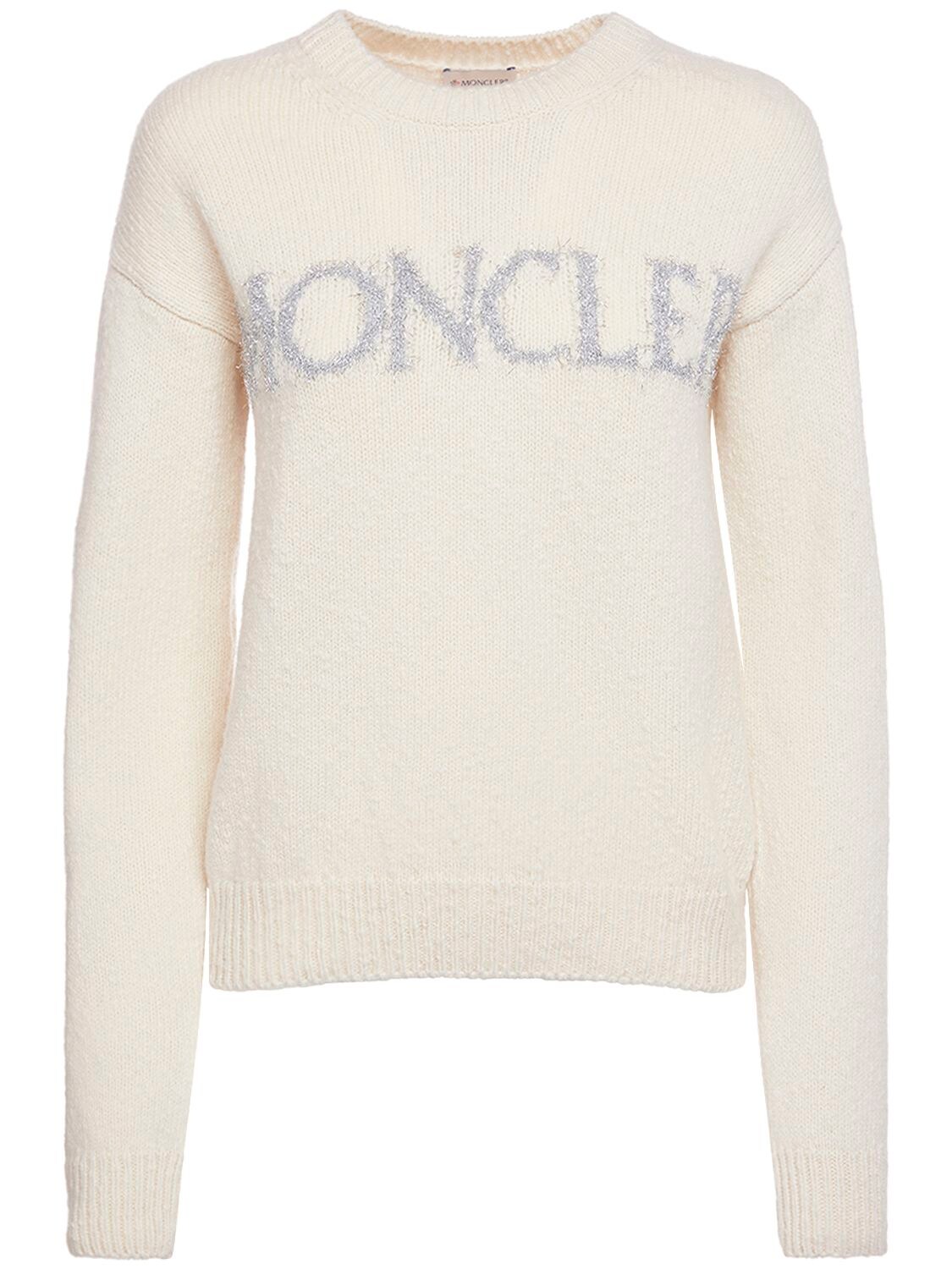 MONCLER LOGO WOOL CREWNECK jumper