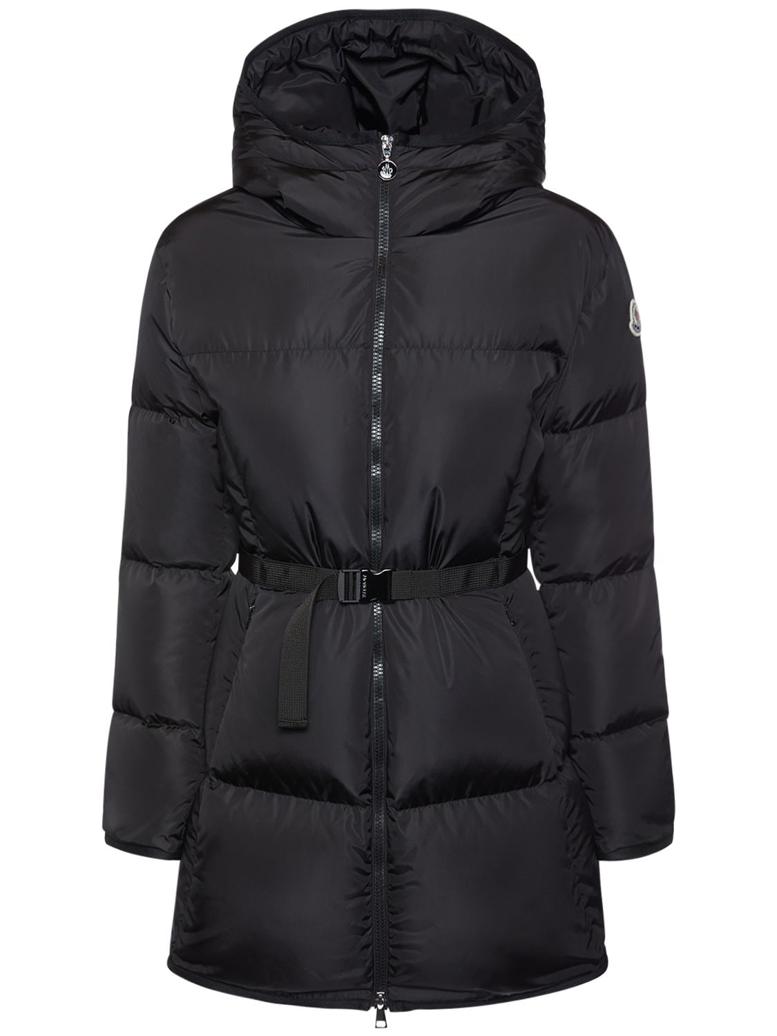 Moncler Sirli Nylon Down Jacket In Black | ModeSens