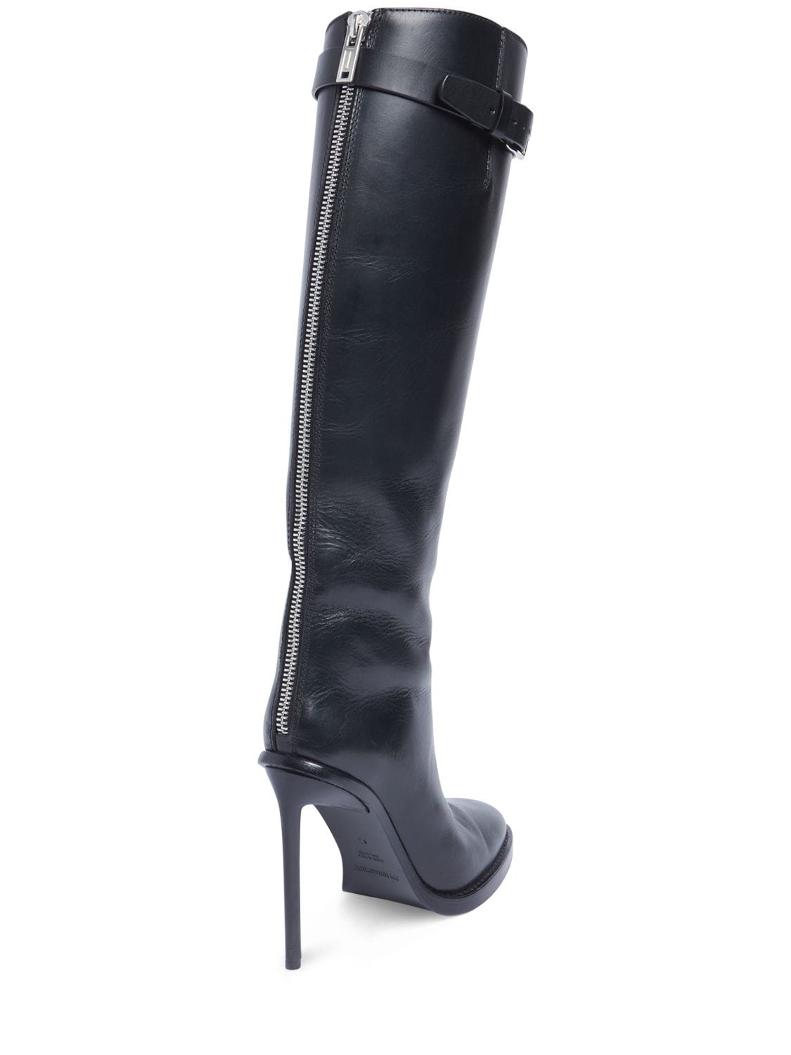 Shop Ann Demeulemeester 110mm Uta High Heel Boots In Black