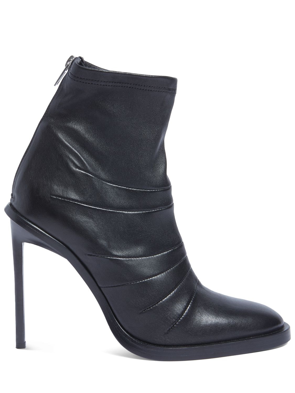 Ann Demeulemeester 110mm Carol High Heel Ankle Boots In Black