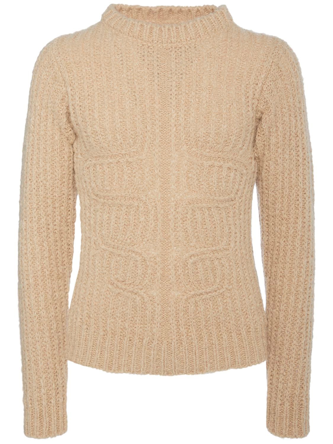 Dsquared2 Sweater Aus Gerippter Wollmischung