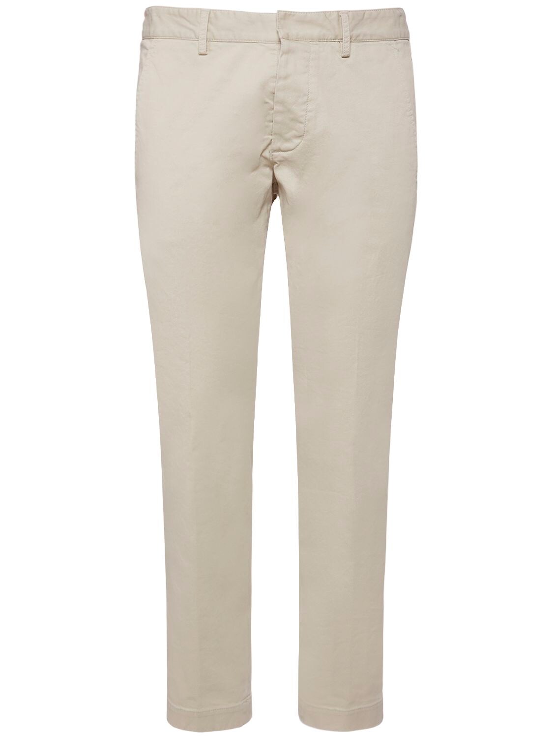 Dsquared2 Cool Guy Cotton Drill Pants In Stone