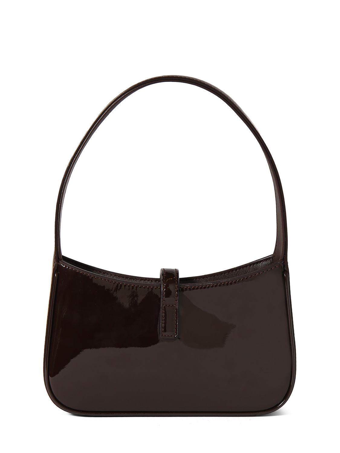 Shop Saint Laurent Mini Le 5 À 7 Leather Hobo Bag In Spicy Chocolate