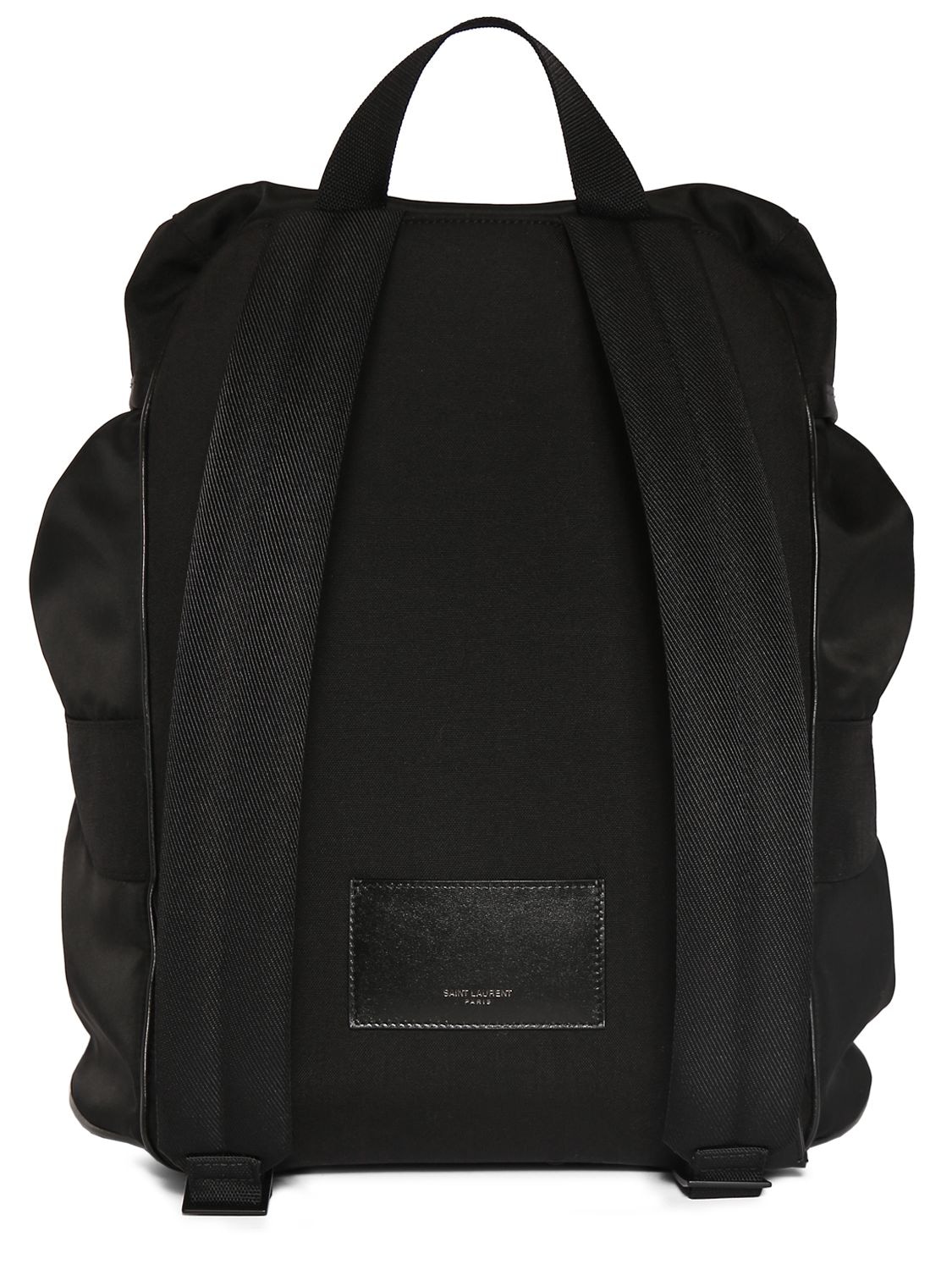 Shop Saint Laurent Econyl Backpack In Black