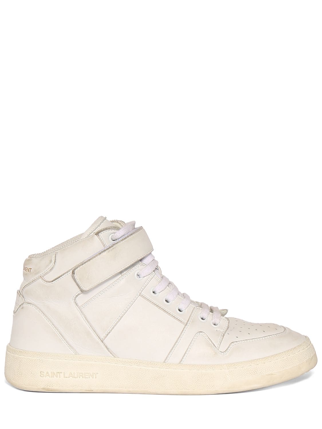 Lax Leather Mid Top Sneakers – MEN > SHOES > SNEAKERS