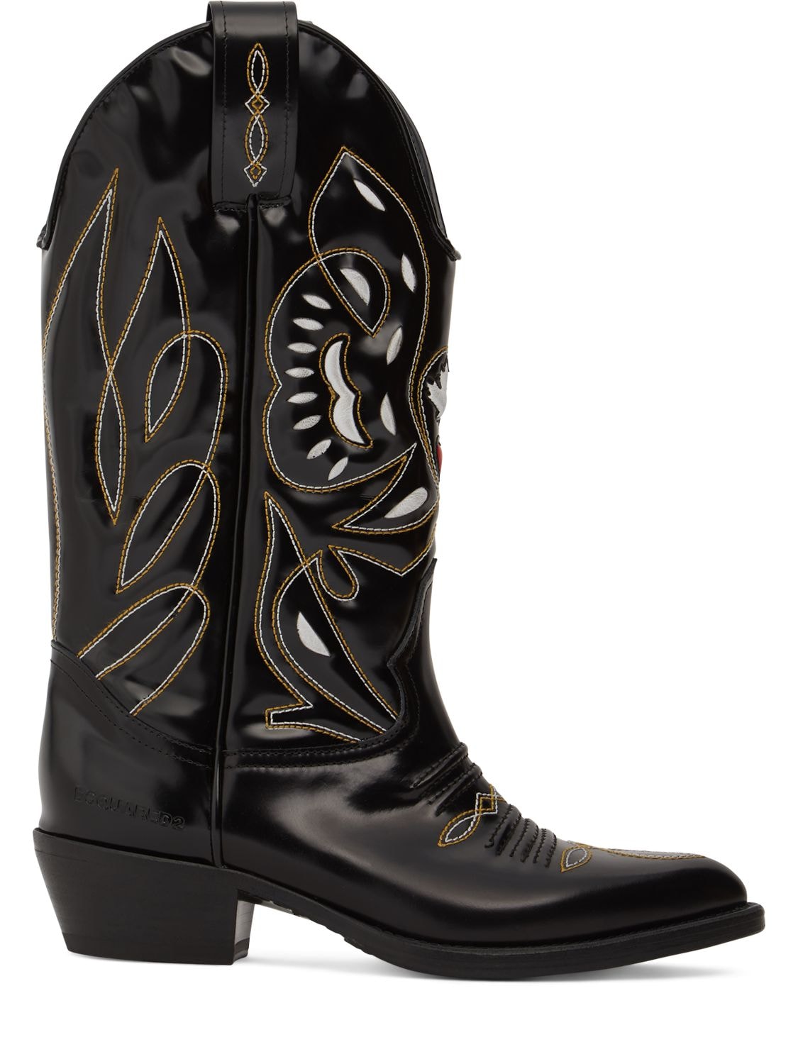 40mm Vintage Leather Cowboy Boots – WOMEN > SHOES > BOOTS
