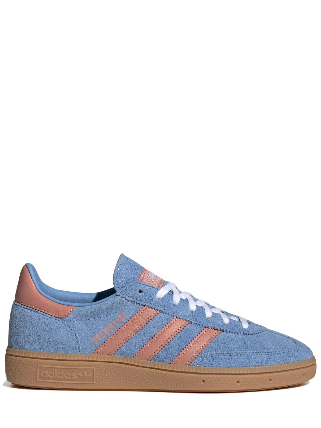 Adidas Originals Adidas Handball Spezial Woman If6564 Light Blue / Wonder Clay / Cloud White In Blue,salmon