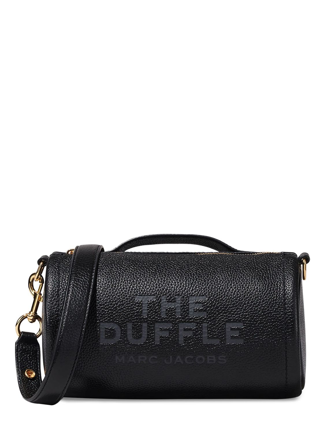 Marc Jacobs The Duffle Leather Bag In Black