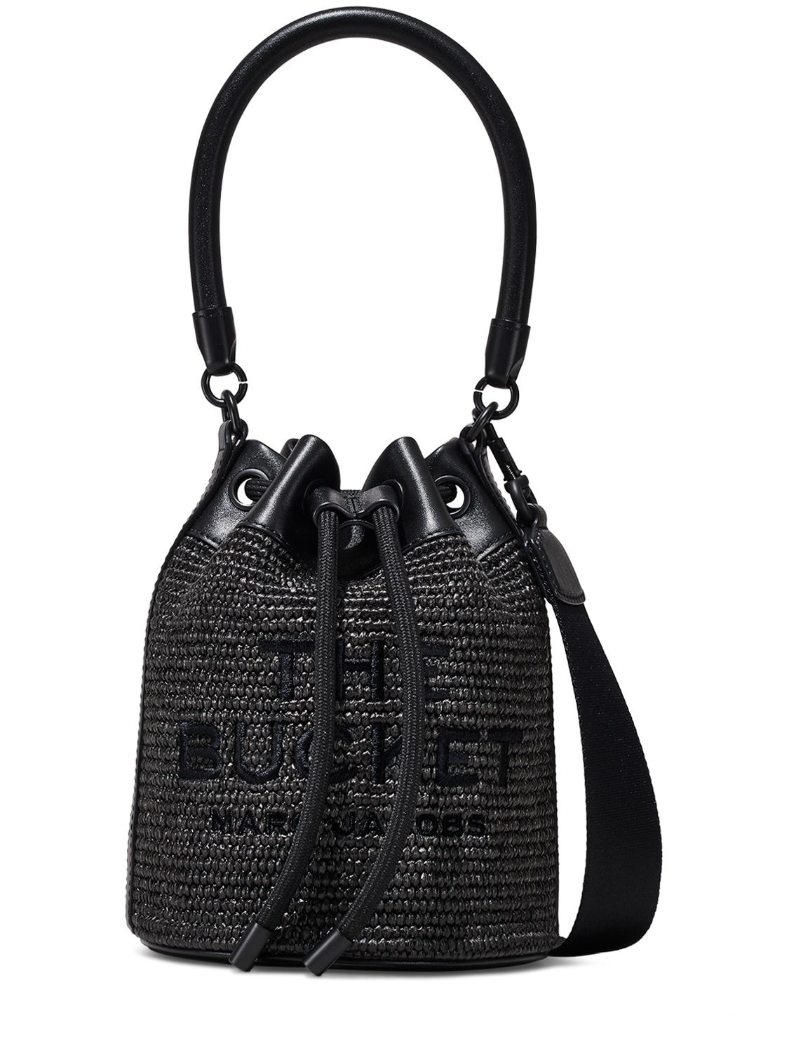 Marc Jacobs The Bucket Canvas Bag In Black