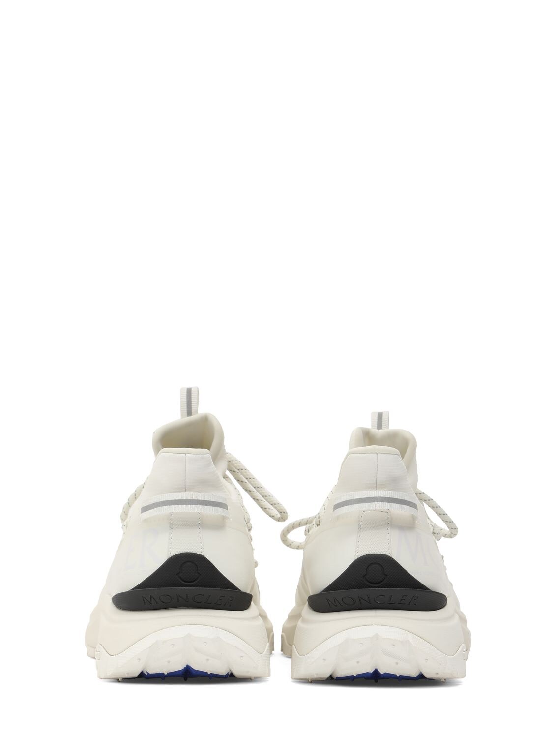Shop Moncler Trailgrip Lite2 Nylon Sneakers In White