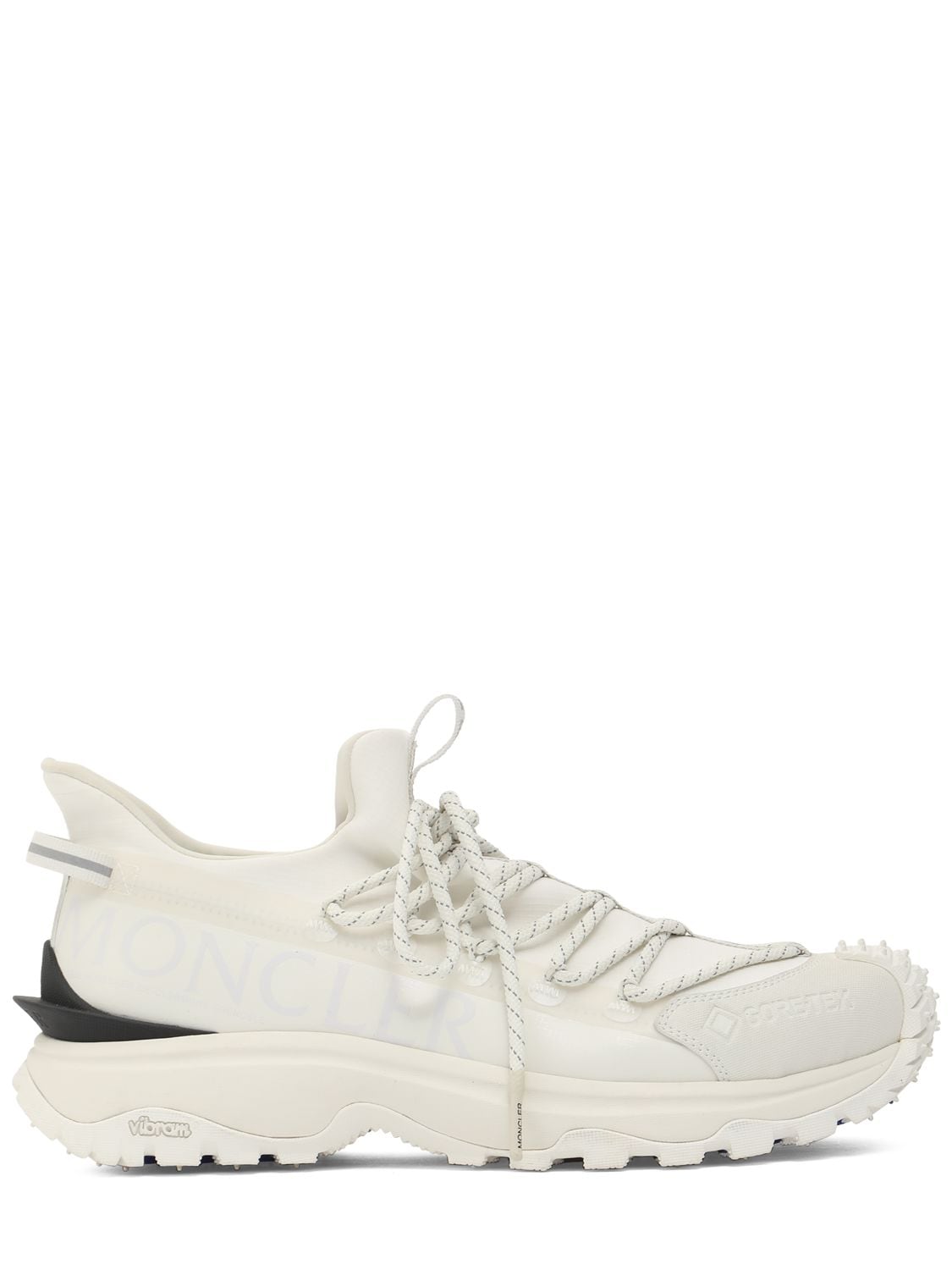 Shop Moncler Trailgrip Lite2 Nylon Sneakers In White