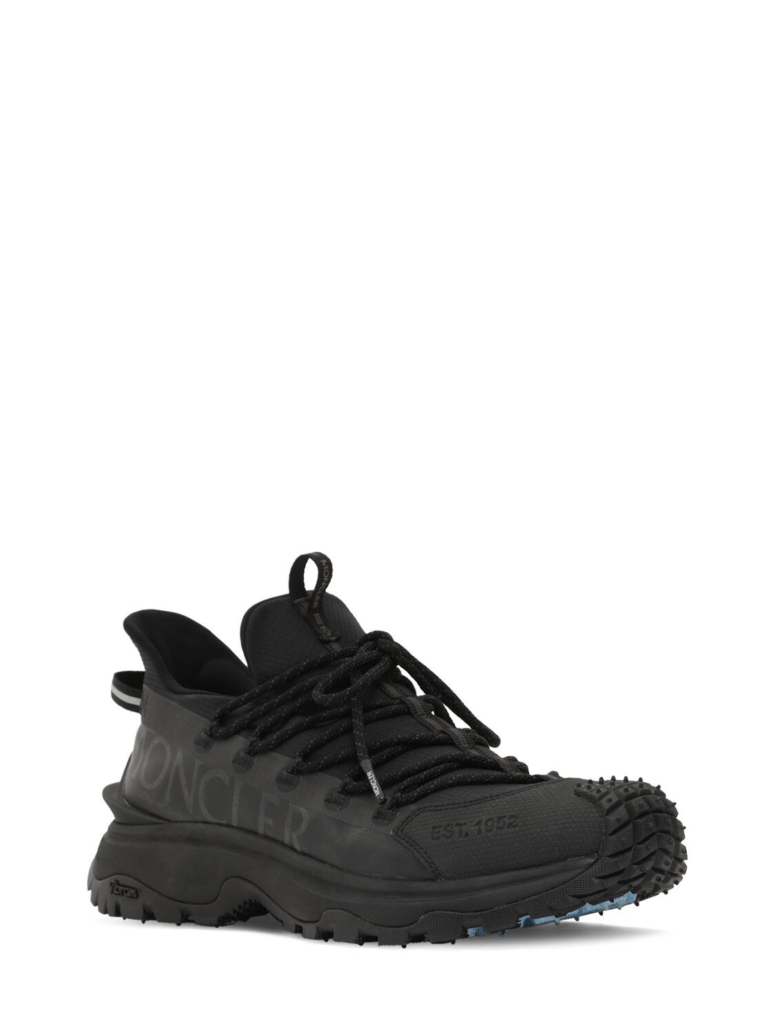 Shop Moncler Trailgrip Lite2 Nylon Sneakers In Black