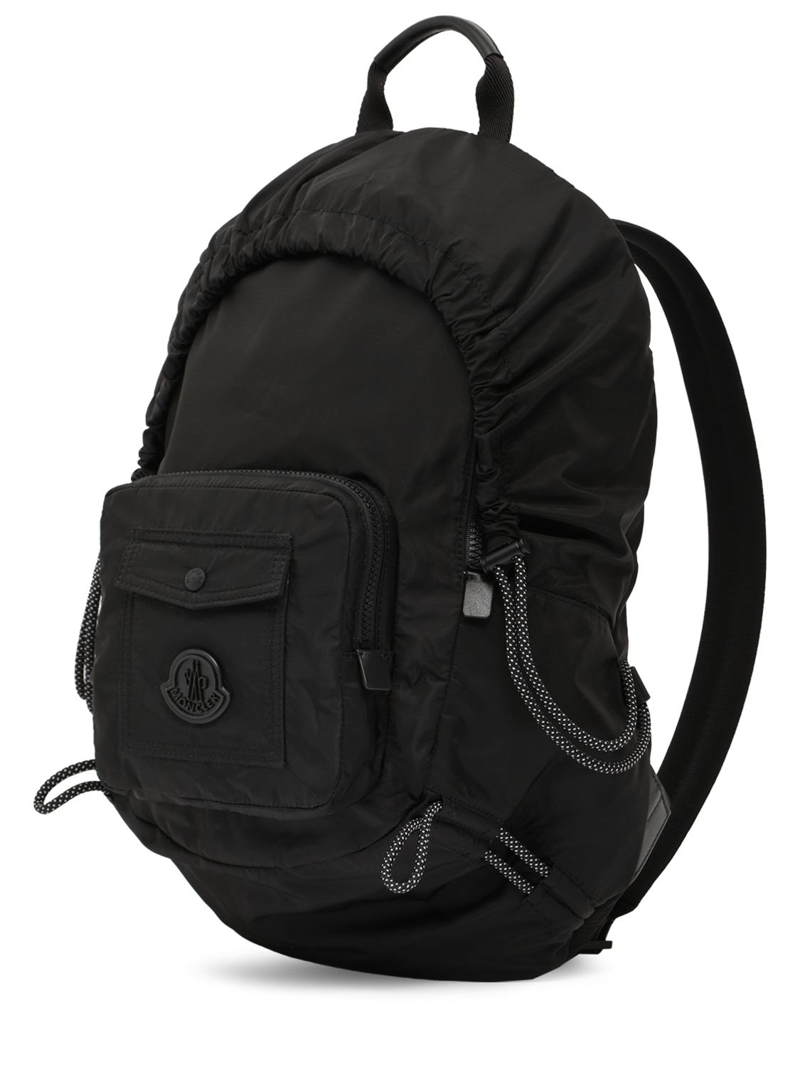 Shop Moncler Makaio Ripstop Nylon Backpack In Black