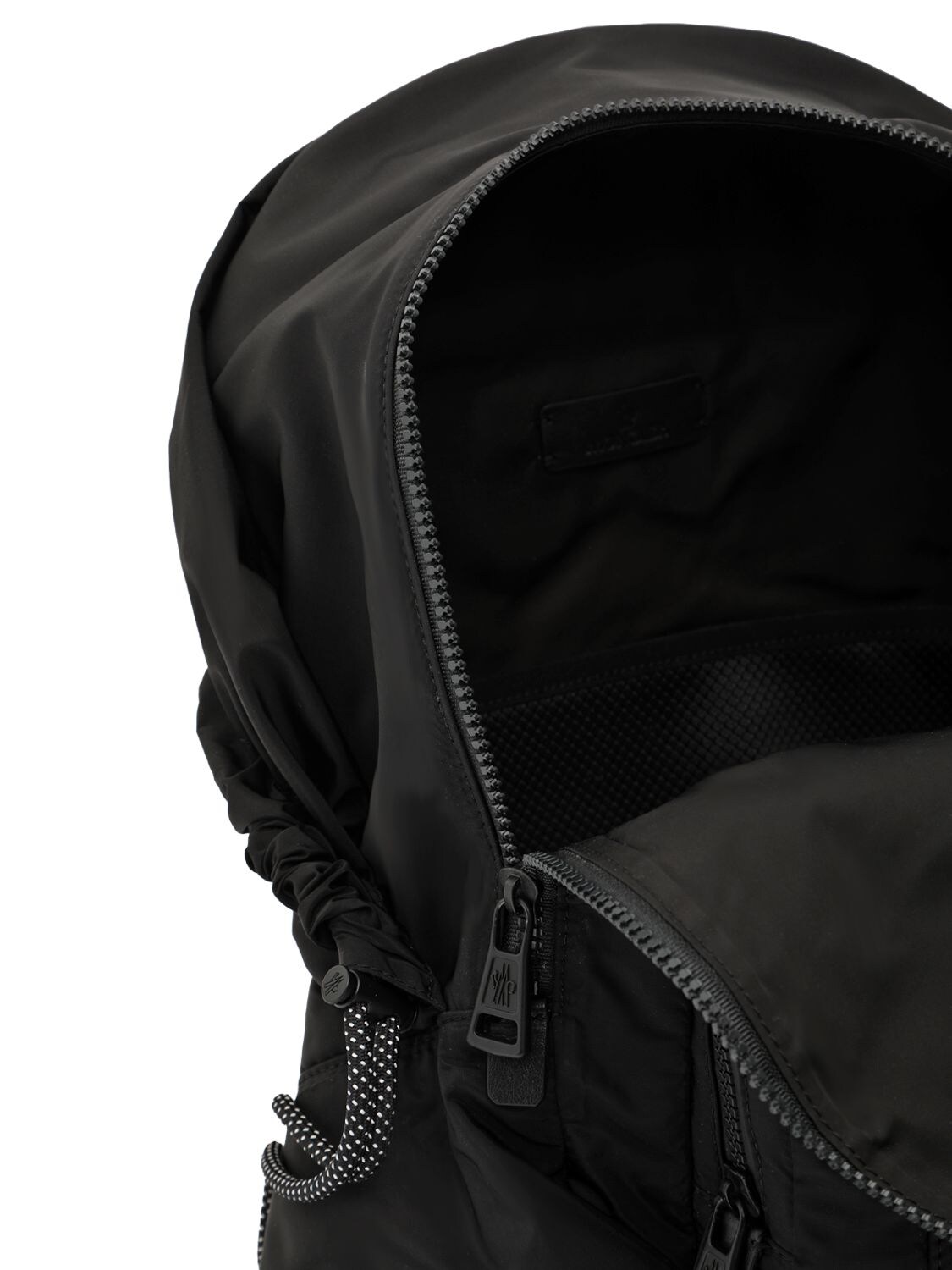 Shop Moncler Makaio Ripstop Nylon Backpack In Black