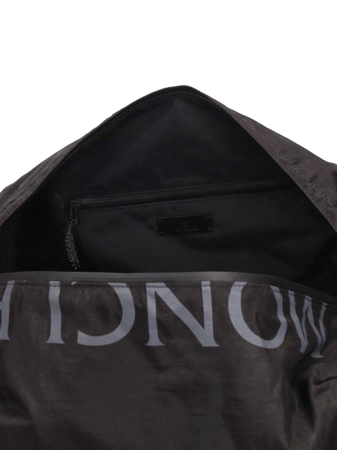 Shop Moncler Alchemy Nylon Backpack In Black